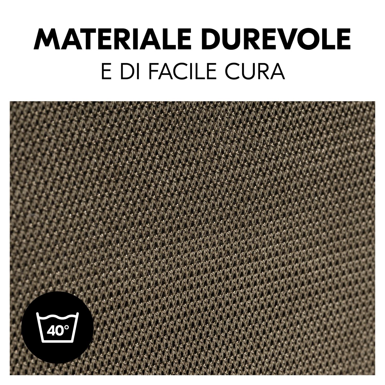 hauck Borsa Passeggino e Carrozzina, Verde Oliva - 35 x 10 x 22 cm - Borsone Portaoggetti con Portabibite di Facile Presa e Tasca in Rete - Chiusura a Strappo per Fissaggio al Manubrio