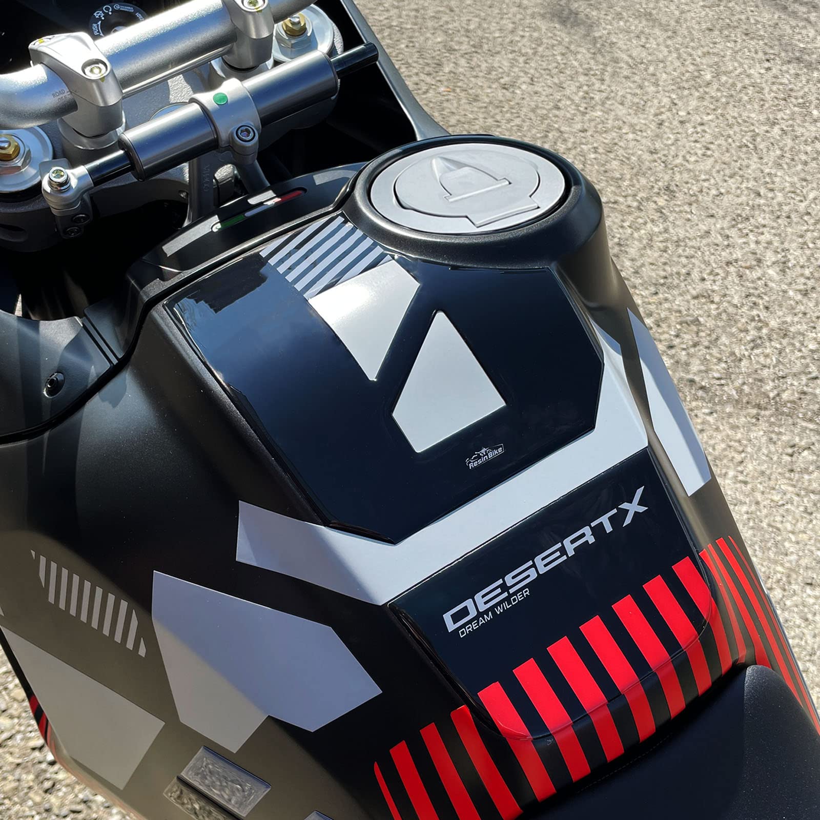 Adesivi Protettivi Resinati Per Ducati DesertX 2022 - Effetto 3D, Made In Italy, Anti Graffi E Urti