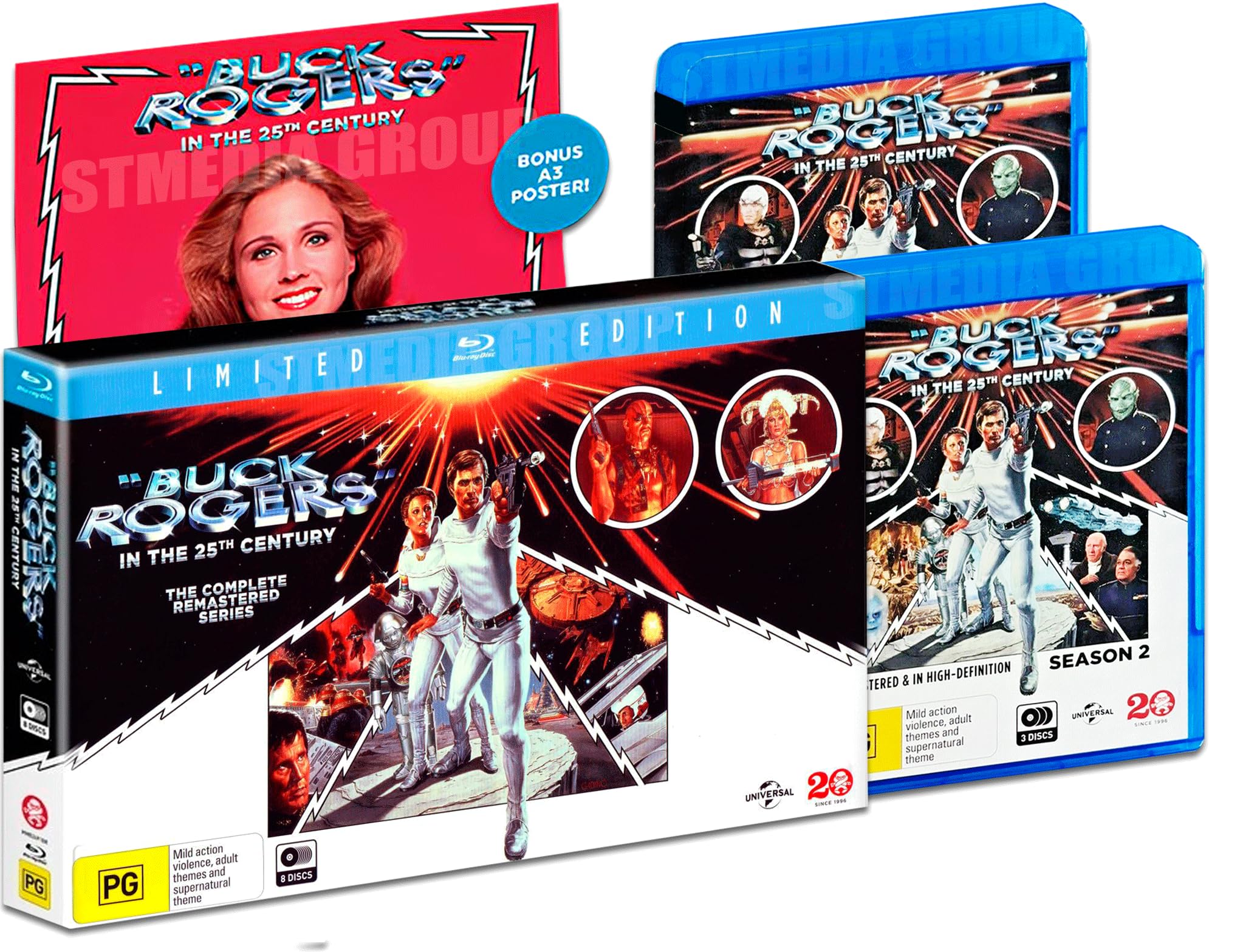 Buck Rogers in the 25th Century: The Complete Series [8-Disc Set] [1979-1981] [Blu-ray] [Region Free]