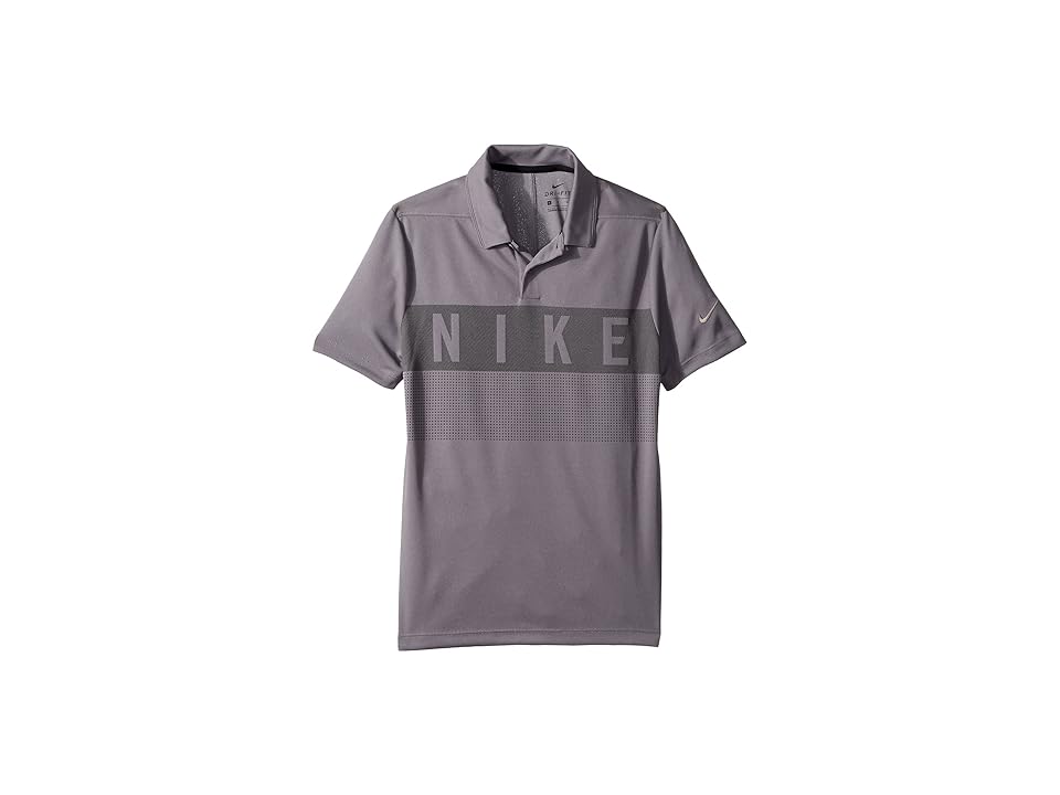 

Nike Kids Dry Graphic Golf Polo (Little Kids/Big Kids) (Gunsmoke/Gunsmoke) Boy's Clothing