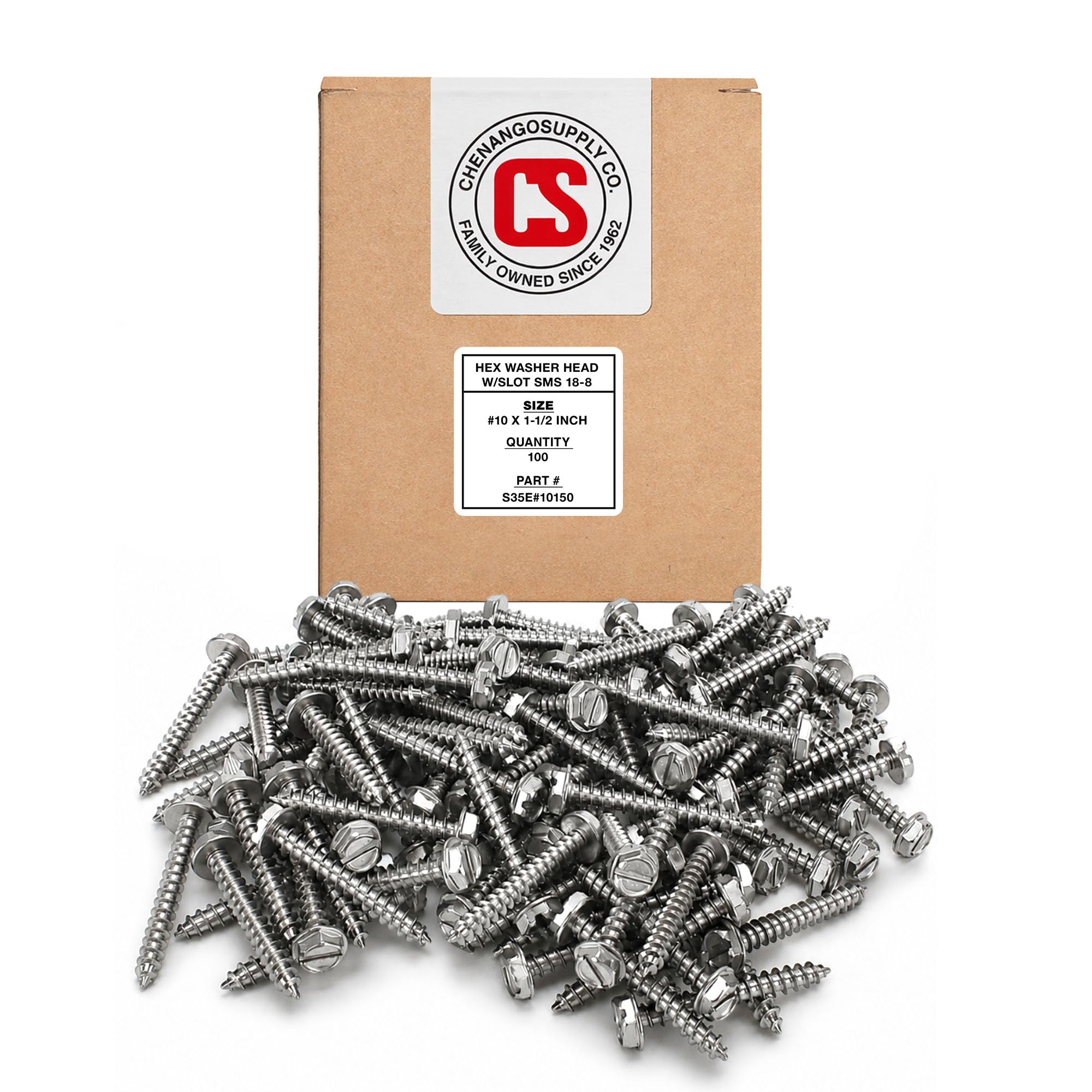 Stainless Steel Sheet Metal Screws - #10 x 3/4" -8
