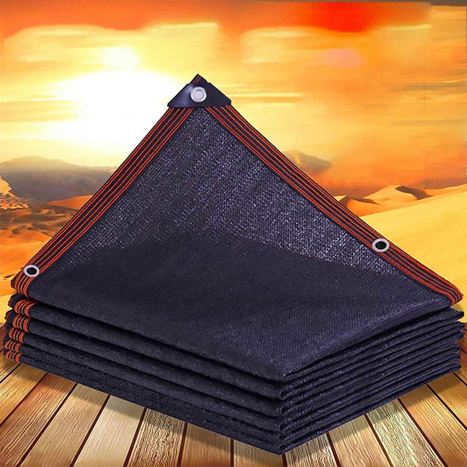 GJZQDKX Garden Shade Cloth with Grommets Windbreak Netting for Greenhouse & Car UV Protection Anti-Hail 4x6m Outdoor Canopy for Plants and Vegetables