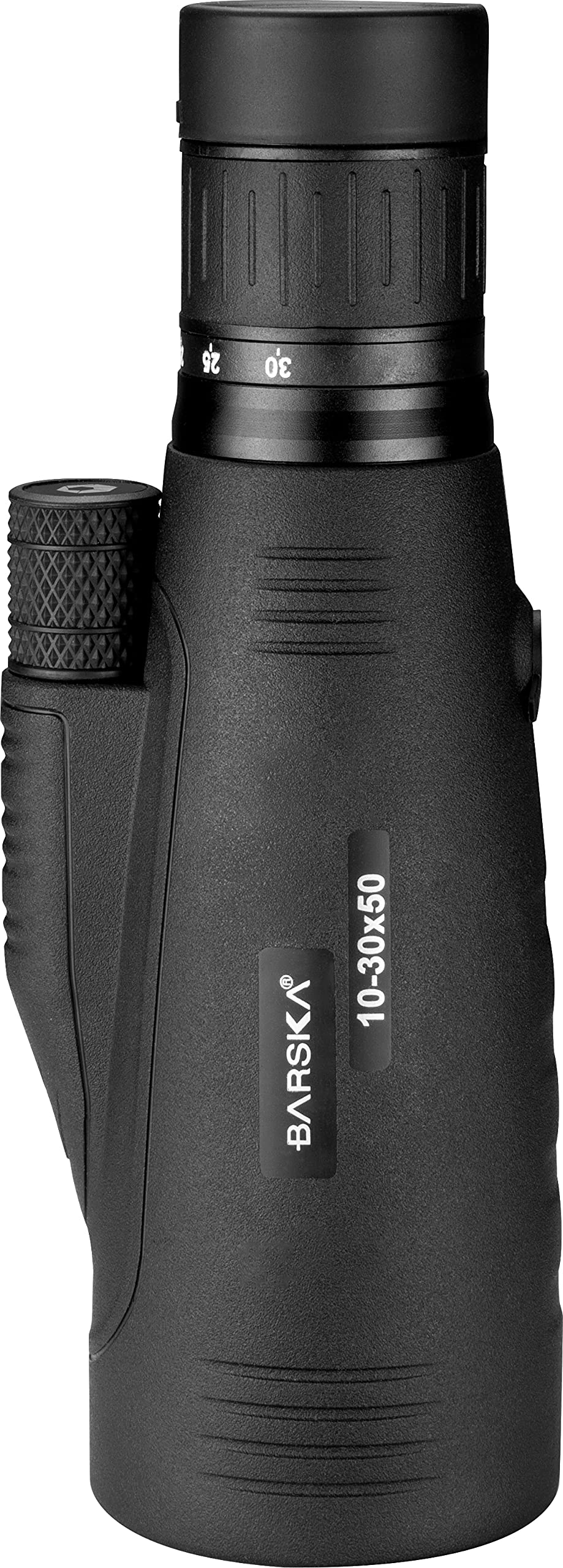 BARSKA Monocular de precisión de 10-30 x 50 mm para observación de Aves, Viajes, Caza, Paseos en Bote y Camping.
