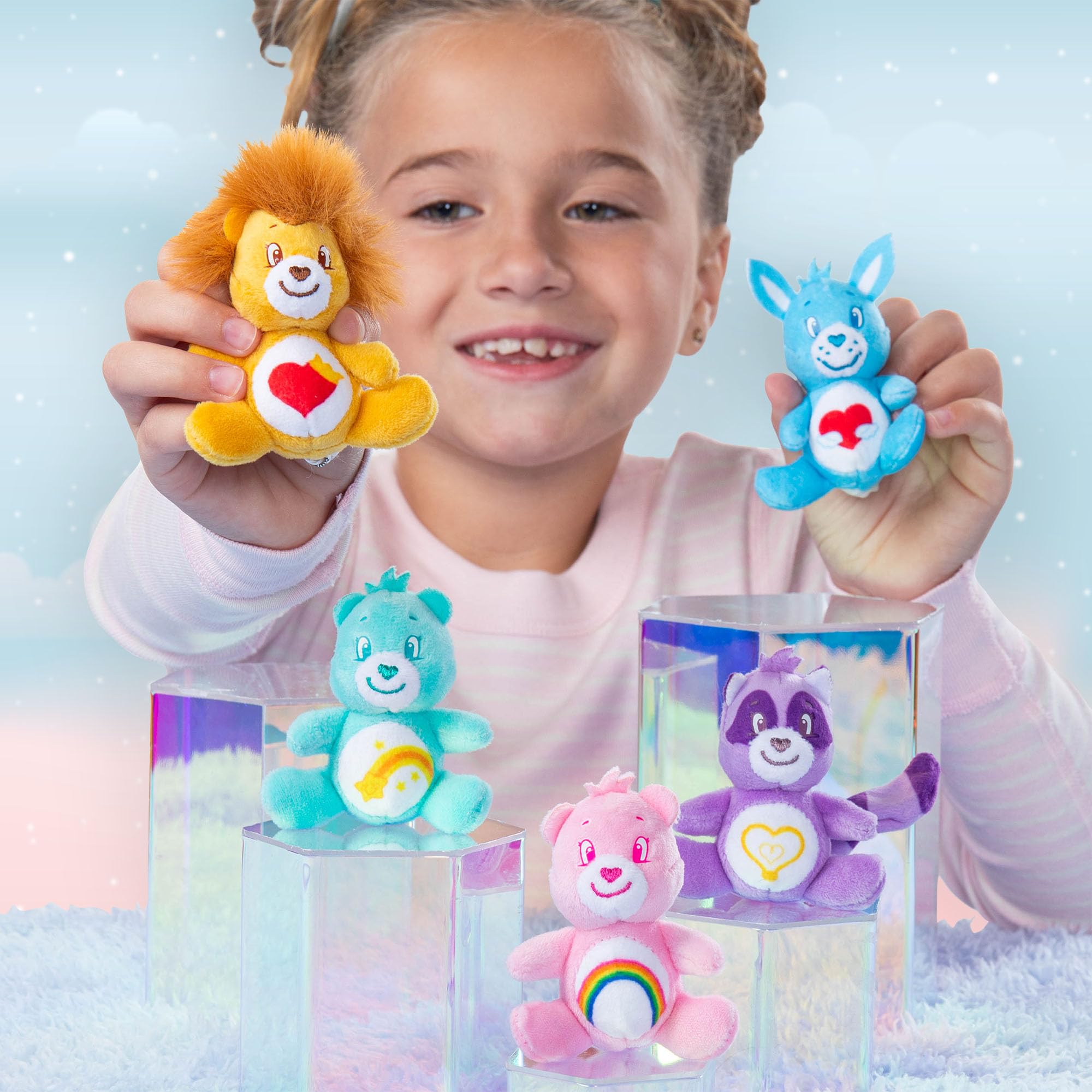 Basic Fun Care Bears Micro Teenies & Cousins Set Vacanze – Confezione da Collezione