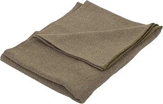 Stansport 55% Wool Blend Camp Blanket - Extreme Cold Warmth, Water Repellent, Versatile Outdoor Use, 4 lbs