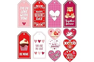 120PCS Valentine's Day Gift Tag Decorations