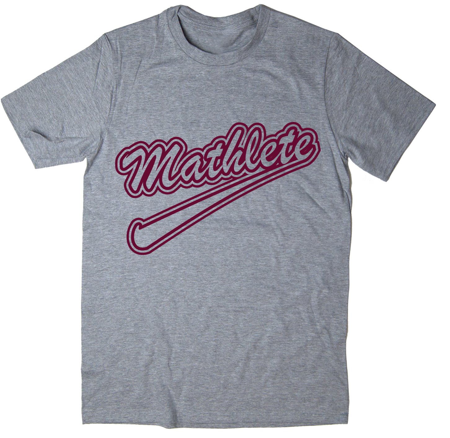 Balcony Shirts Men's Grey Balcony-Shirts 'Mathlete' T Shirt - Large Large