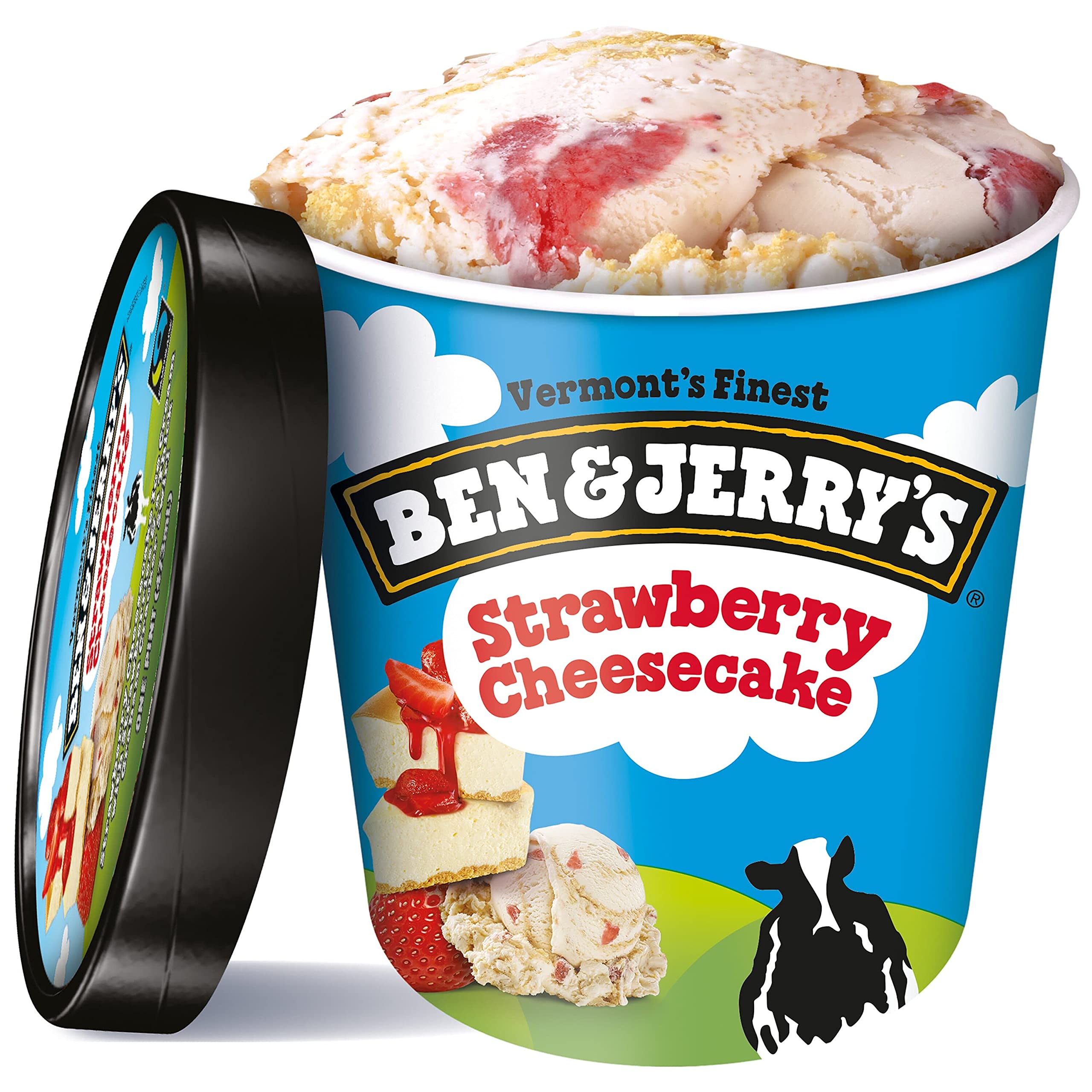 Ben & Jerry's, Strawberry Cheesecake Ice Cream, 16 Ounce