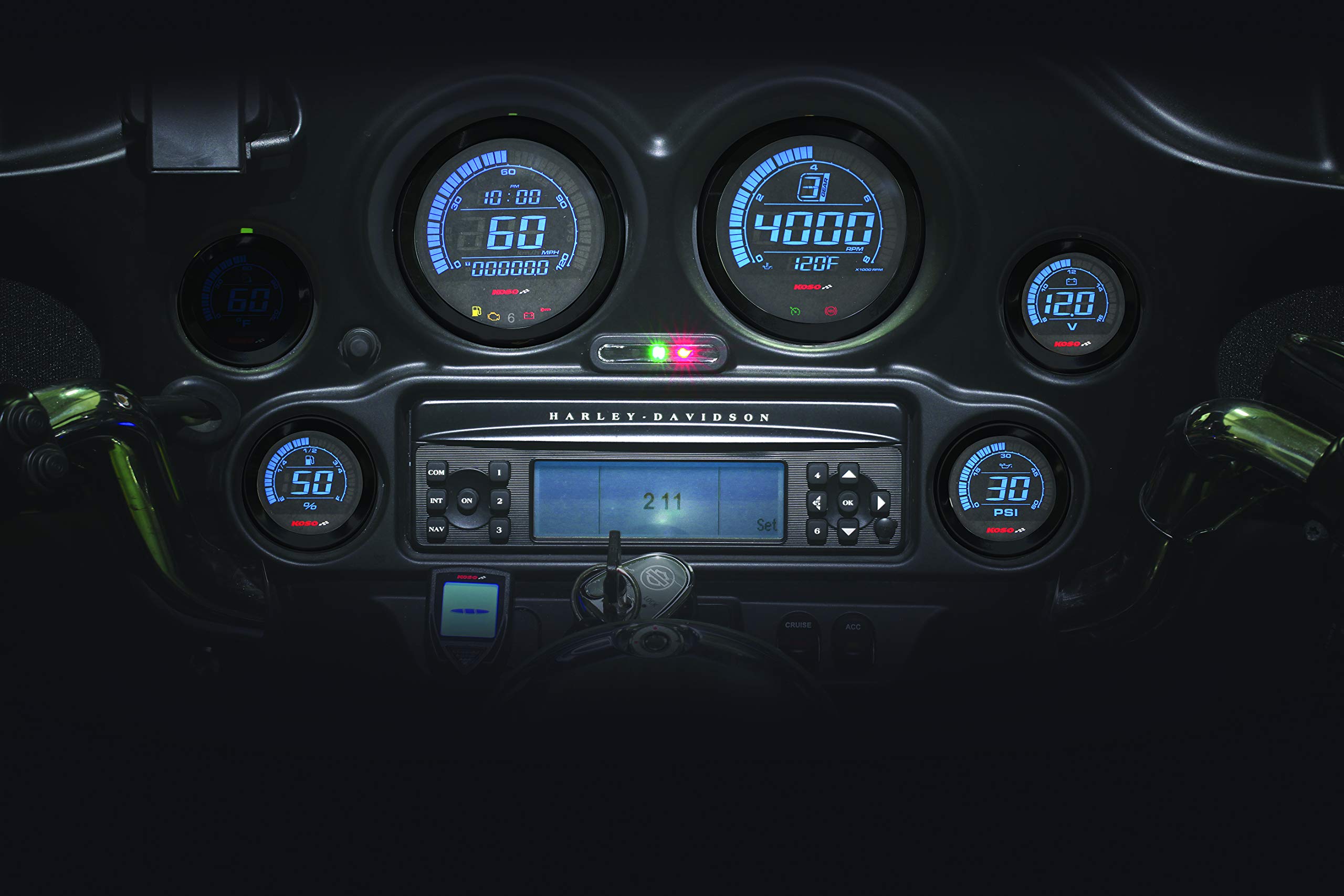 Amazon.com: Koso North America BA050903 Digital Gauge Cluster