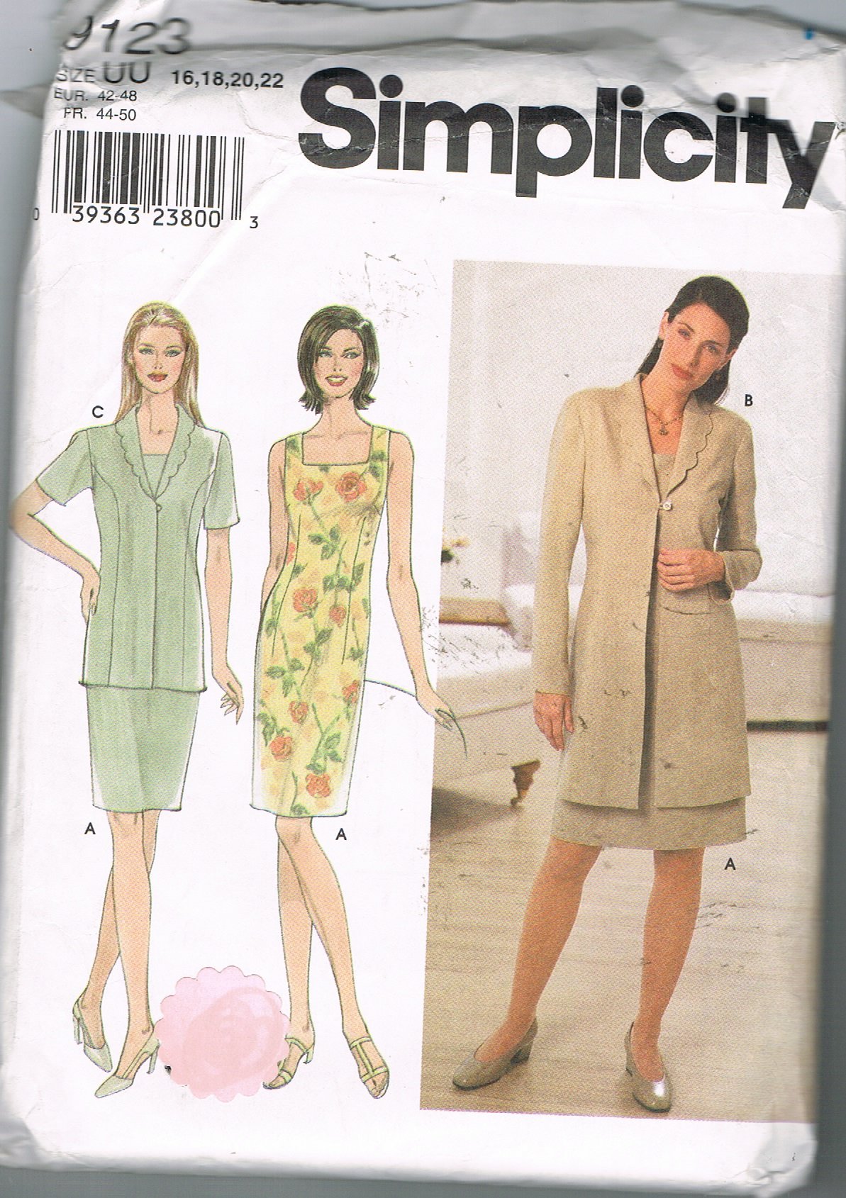 Ne cherchez plus votre tenue idéale grâce au patron Simplicity 9123 Jacket and Dress