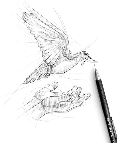 Miniatura 4 de GEOCollege GEOtec - Juego de 3 portaminas (0,350,50.028 in, HB, color negro)