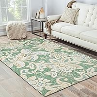 Vista 140 de Vintage Bohemian Entry Rug, 2x3 Small Entryway Rug Boho Kitchen Rugs Non-Slip Washable Indoor Door Mat, Distressed Floral Soft Accent Throw Rugs for