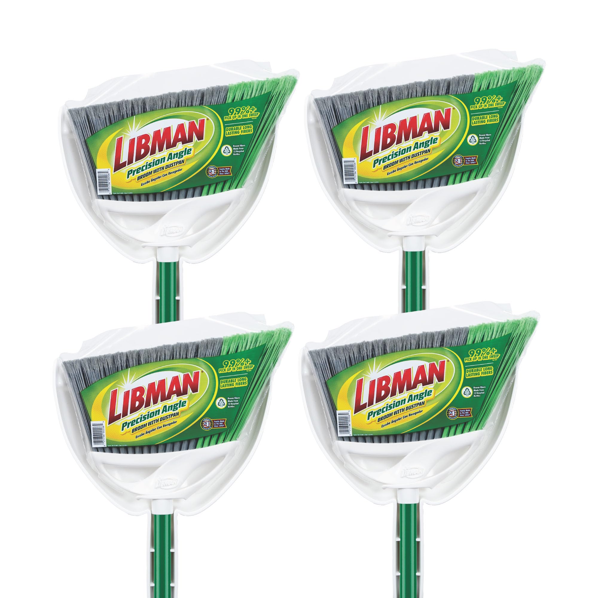 Amazon.com: Libman Commercial 206 Precision Angle Broom with Dust