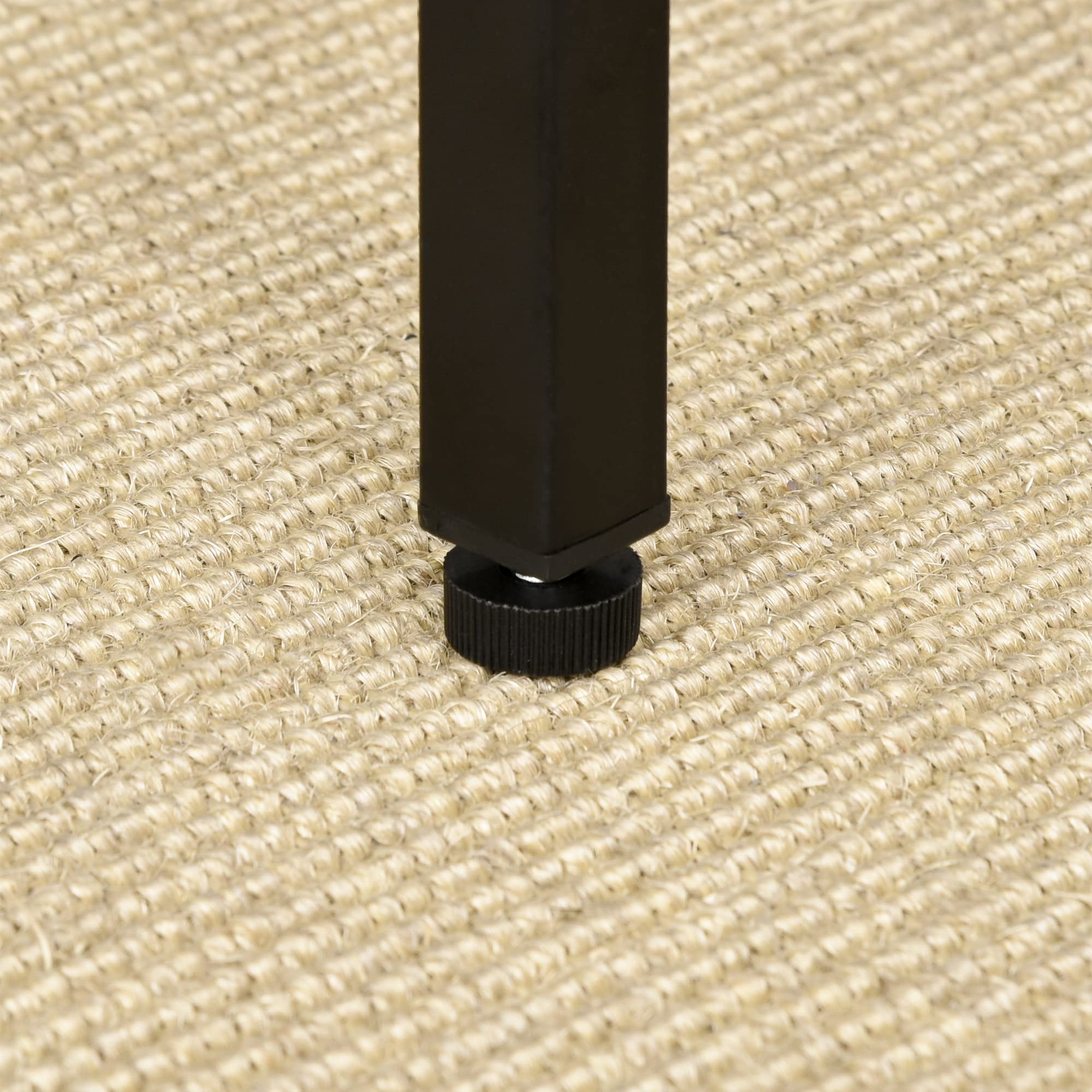 HOMCOM Bar Tisch und 4 Hocker Set 5 Stück mit Fußstützen Hohe Möbel Set mit Tisch 100x60x88 cm und Hocker 32x32x57 cm für Esszimmer Küche Schwarz & Eiche