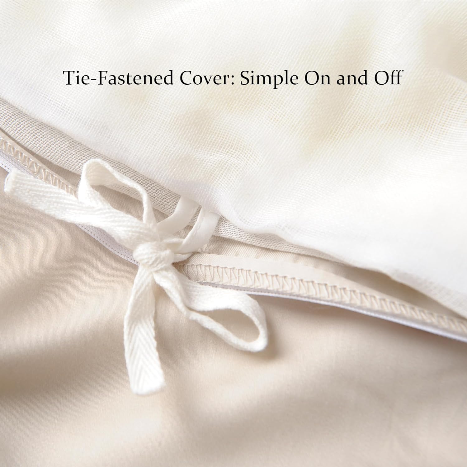 CUDDLE DREAMS Lightweight Silk Filled Comforter for Summer, Detachable Tencel Duvet Cover for Easy Care, Naturally Breathable (Light Pewter, Queen)