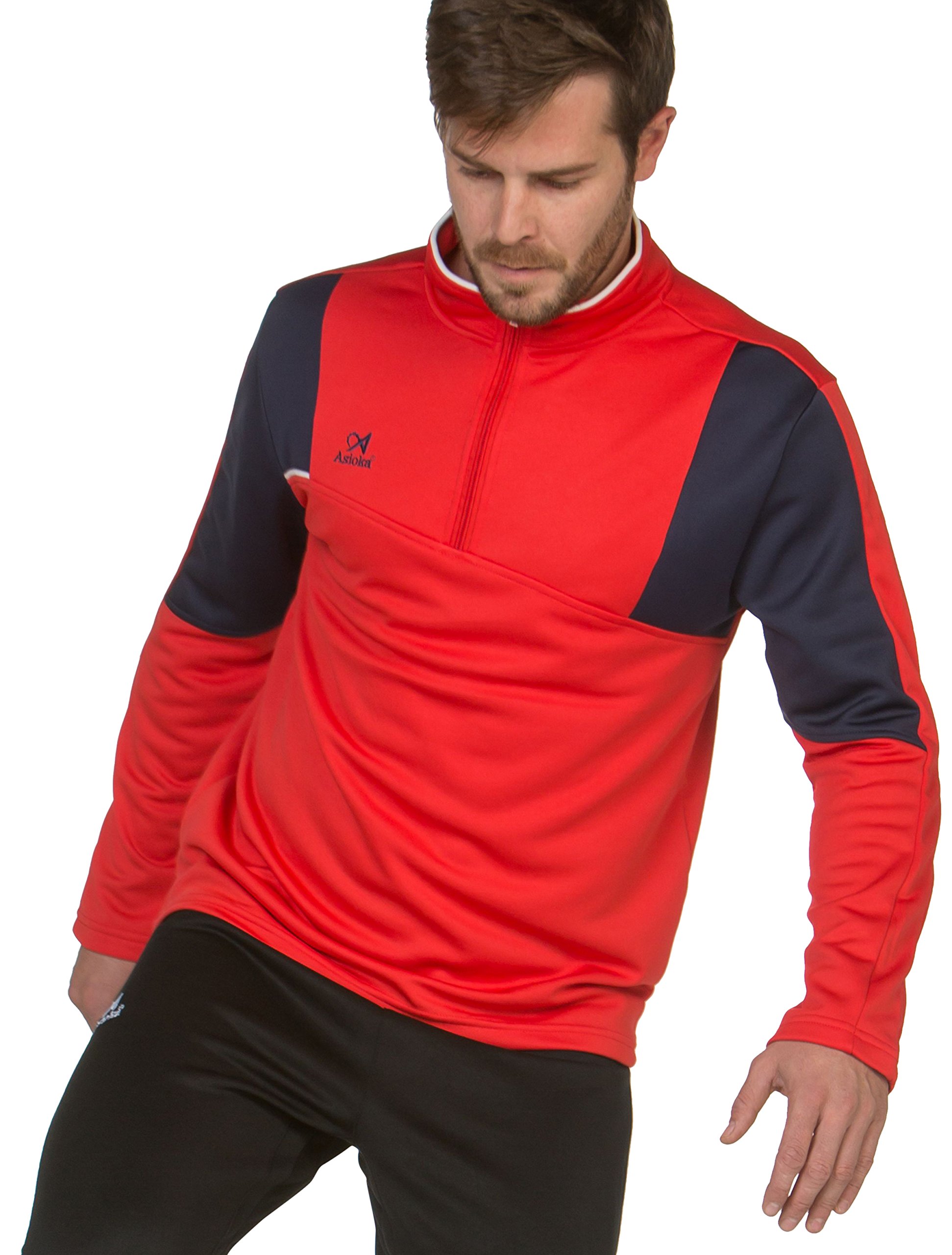 Asioka 187/17 Sweatshirt, Man, Men, 187/17, Red/Blue Navy, Medium