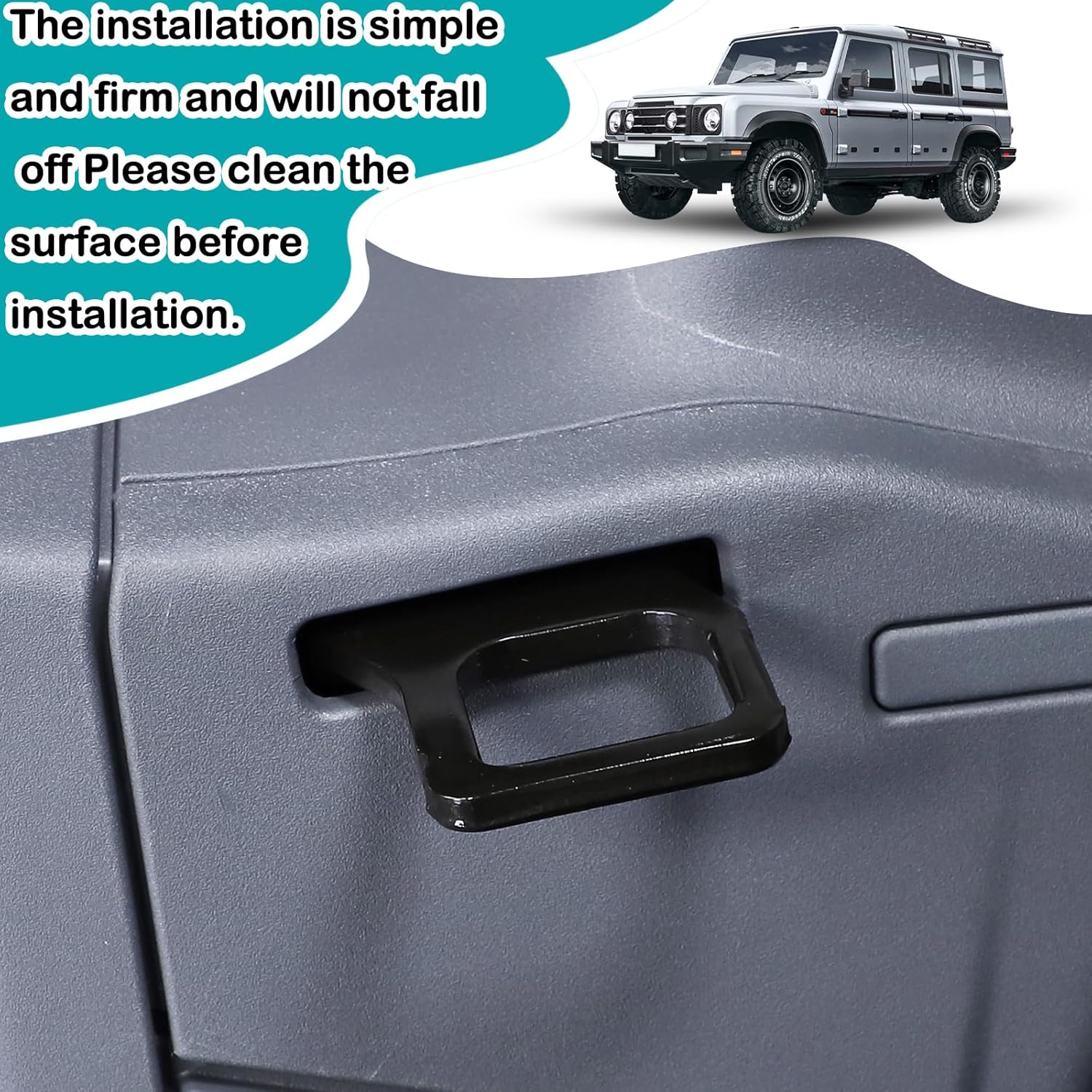 Rear Seat Recline Kit Risers Backrest Adjustment Bracket Compatible with Ineos Grenadier 2020 -2026 Aluminum Alloy Car Rear Seat Backrest Angle Adjustment Bracket Interior Replacement Accessor