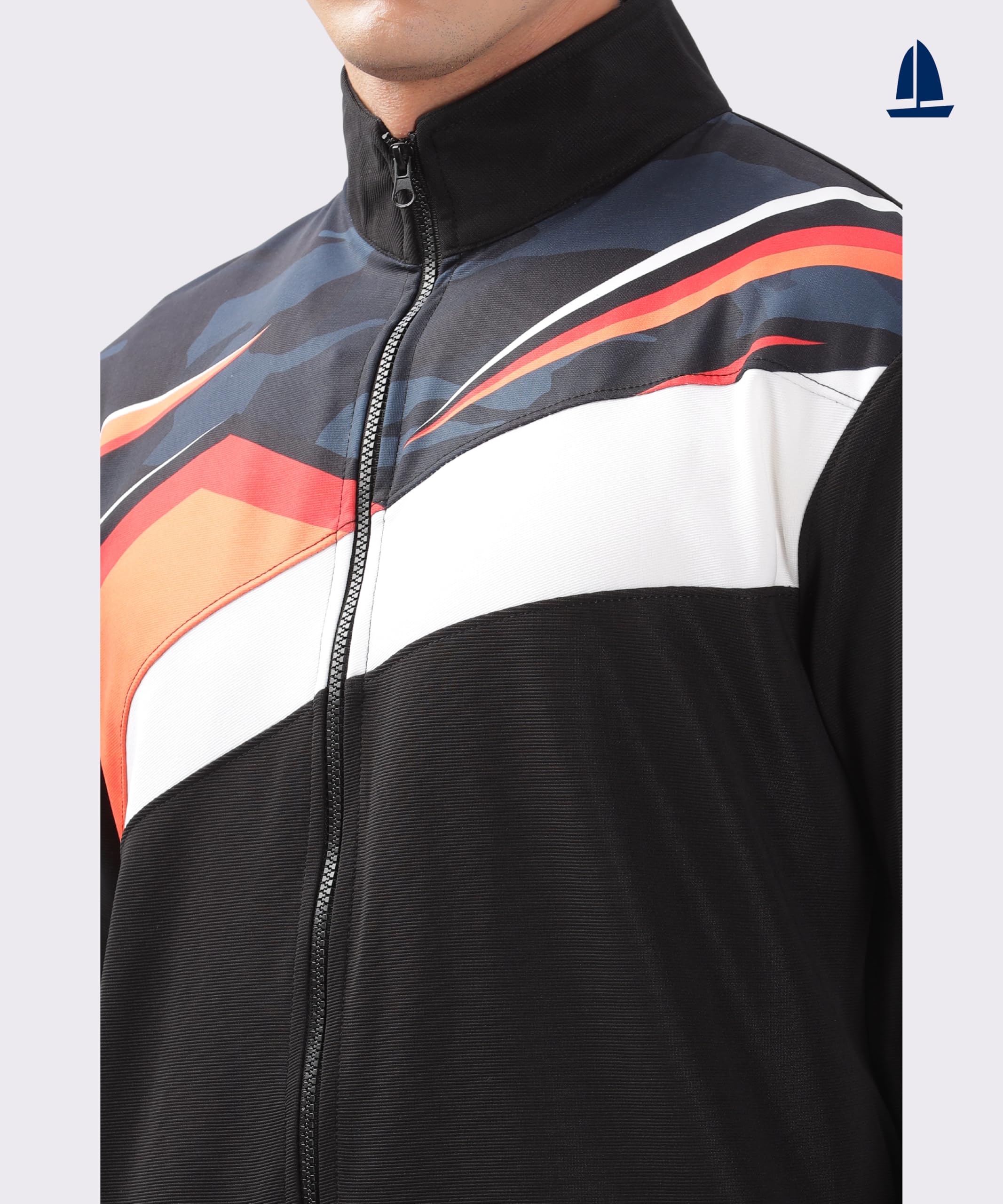 NAVYCUT USA Men's Active Sports Jacket – Lightweight, Windcheater, Winter Wear, Polyester, Regular Fit, Dri-Fit, Long Sleeves, Zipper Closure – Perfect for Gym, Running & Travel. 2
