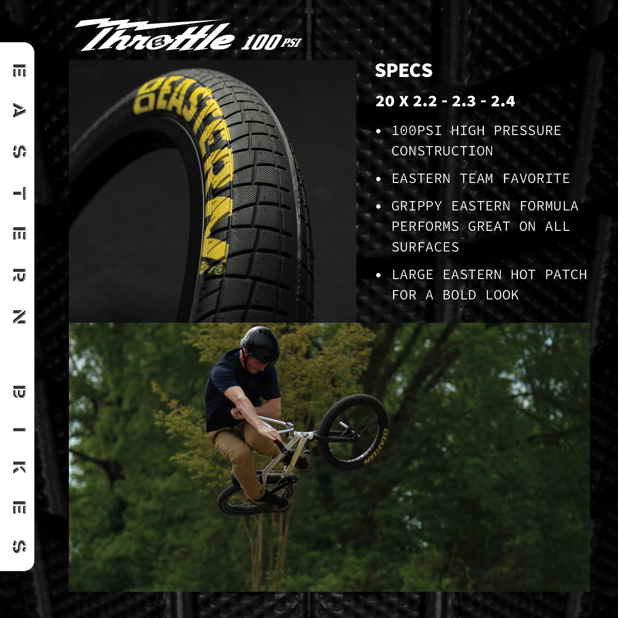 Amazon | Eastern Bikes スロットル 20インチ BMXタイヤ チューブ有無