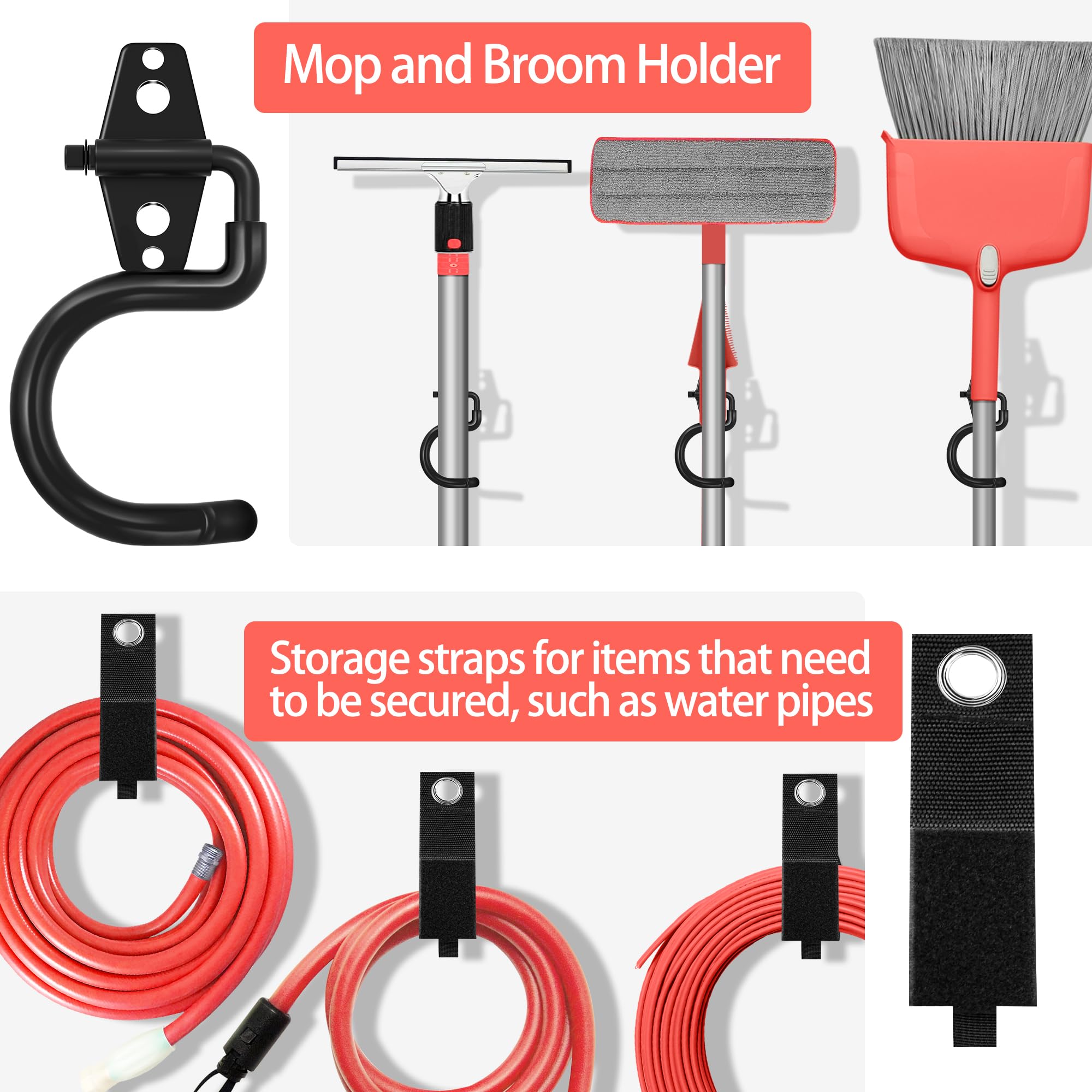 Heavy Duty Garage Hooks - Maximize Storage -5