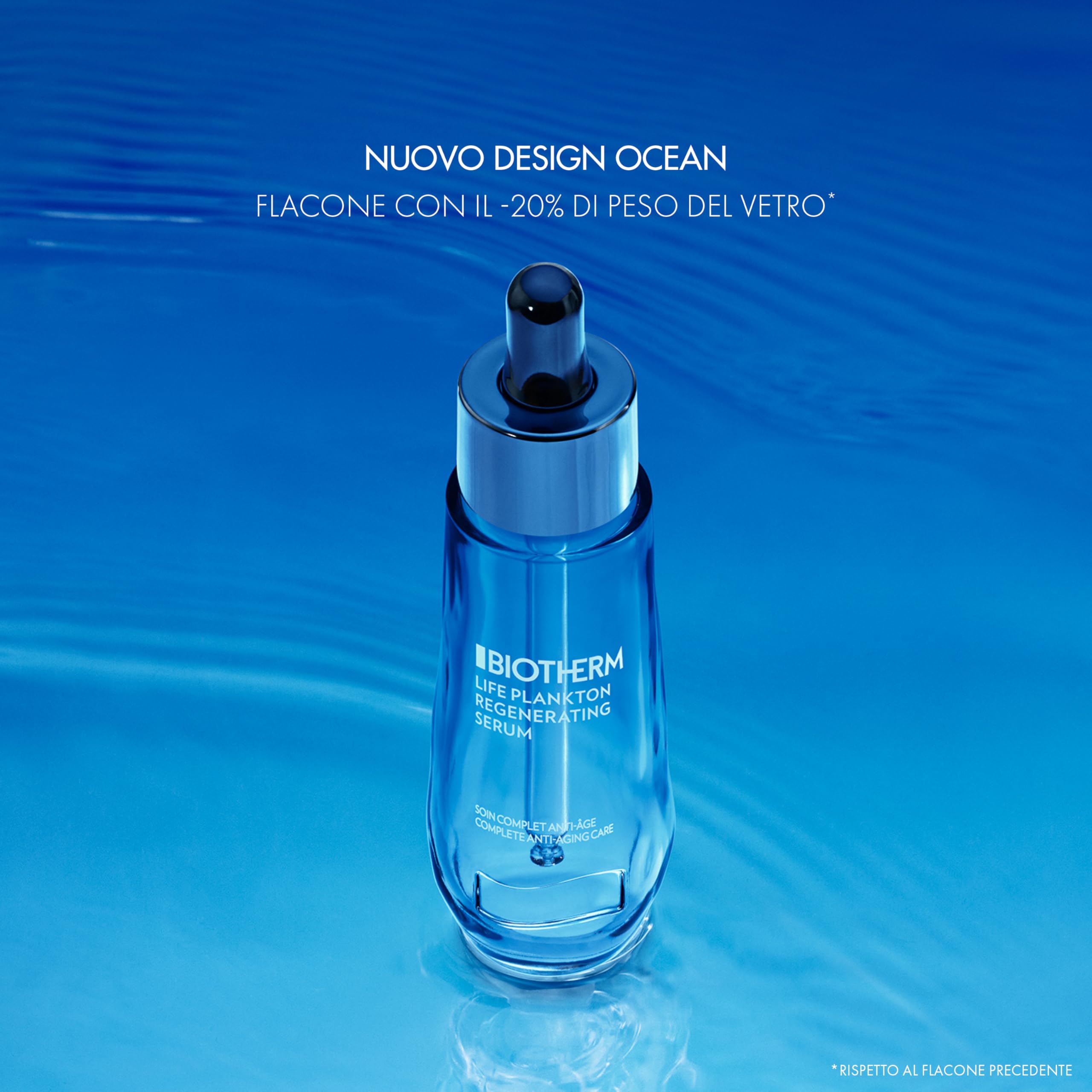 BIOTHERM Life Plankton Elixir, Siero Fondamentale Anti-Età, Tutti i Tipi di Pelle, Azione Lenitiva e Illuminante, Rinnovamento Cellulare, Con Life Plankton, Acido Ialuronico e Vitamina C