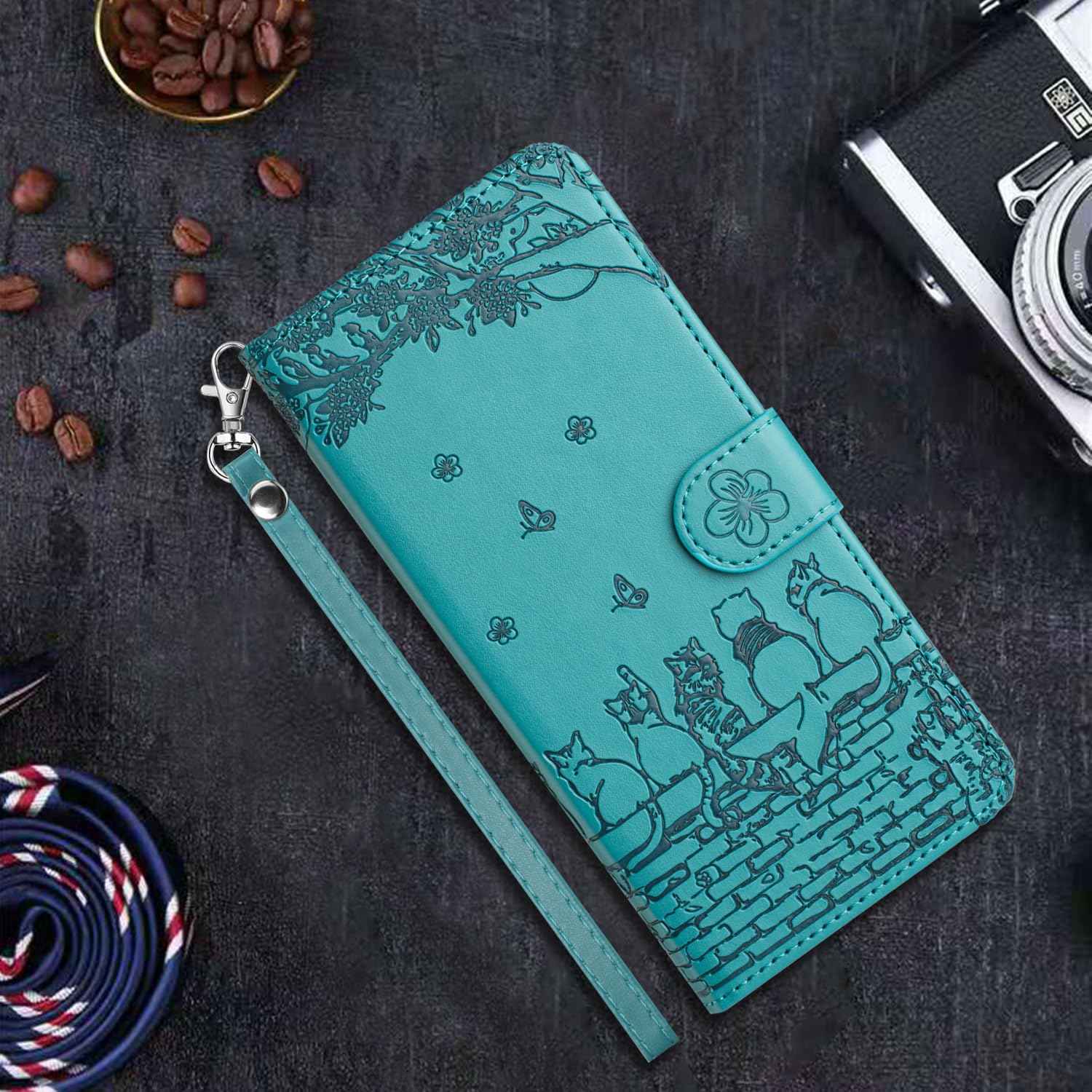 Etui do Xiaomi Poco X8 Pro Premium Pokrowiec ze skóry PU [Etui z klapką] [Portfel] [Zamknięcie magnetyczne] Etui ochronne do Xiaomi Poco X8 Pro Niebieski