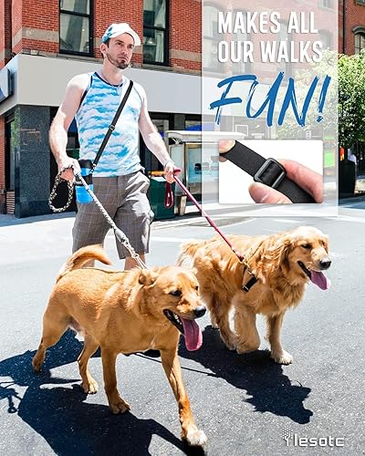 Miniatura 2 de lesotc - Botella de agua para perros mejorada, dispensador de agua portátil a prueba de fugas, botella de agua para mascotas, para caminar al aire