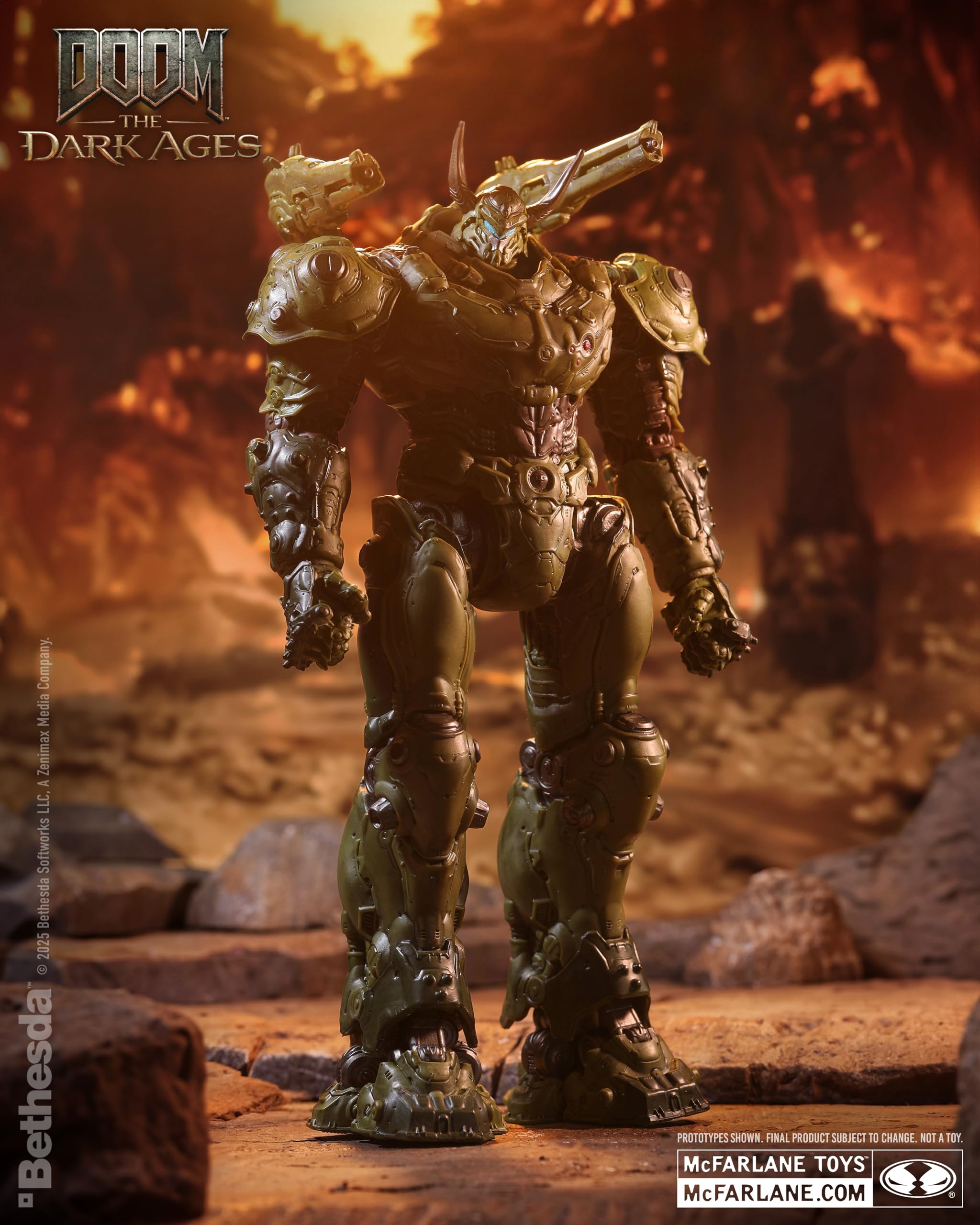 McFarlane Toys - Doom: The Dark Ages Doom Slayer Atlan 30 cm figurka | Doom The Dark Ages 30 cm Figurka Deluxe - Doom Slayer Atlan