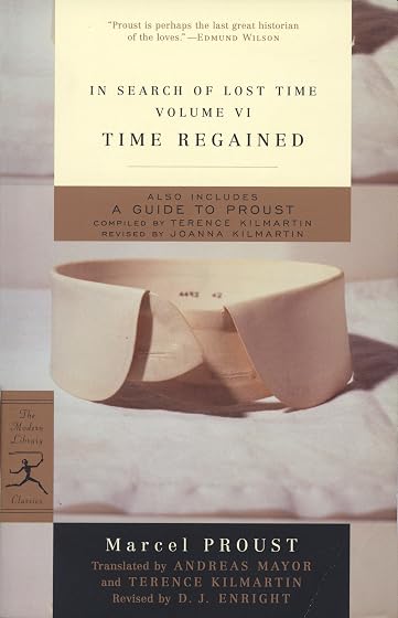 In Search Of Lost Time Volume Vi: Time Regained