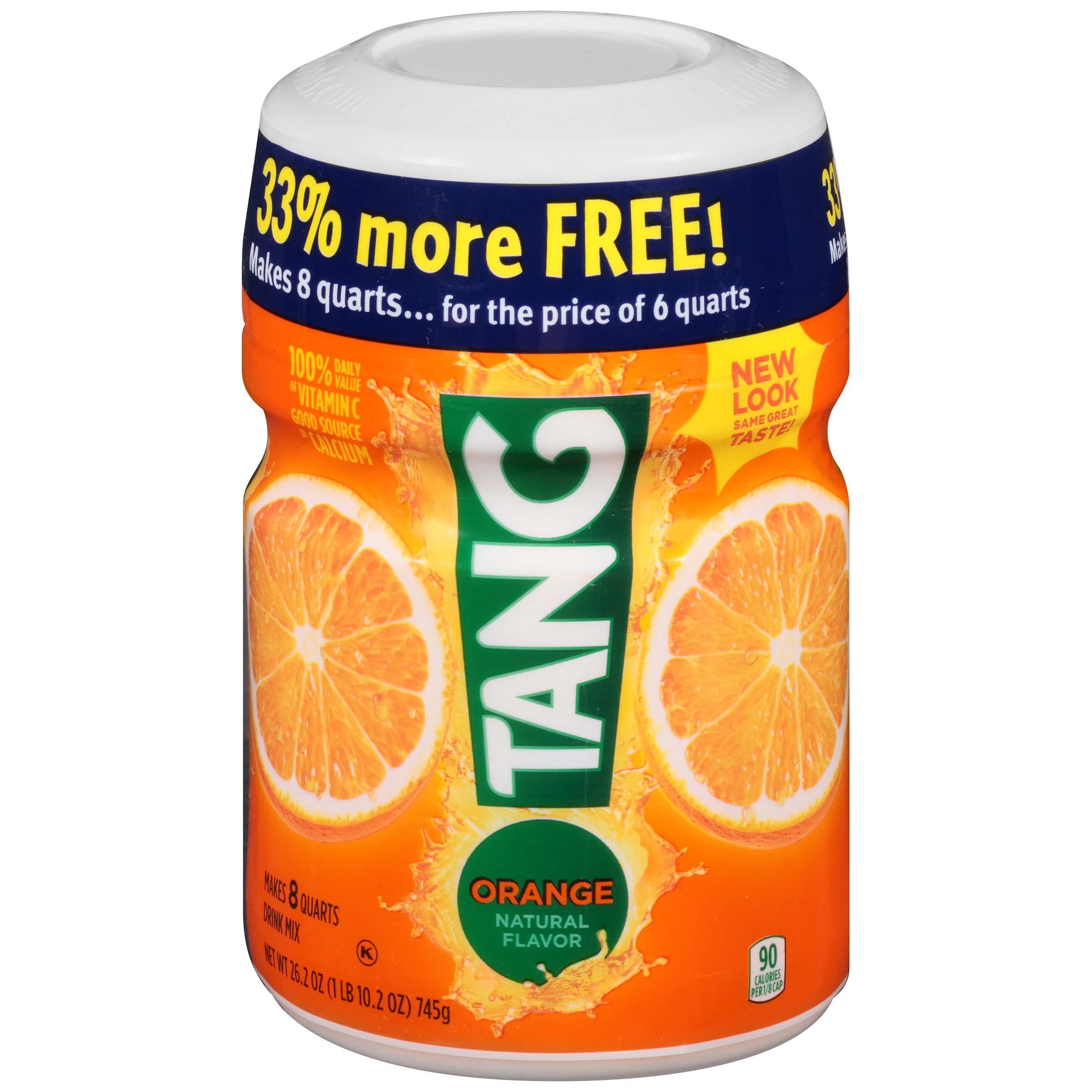 Tang Orange Flavored Drink Mix Powder, With Vitamin C, 26.2 Ounces Buy