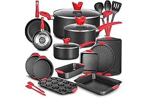 NutriChef French Copper Non-Stick Cookware Set: Experience Gourmet Excellence