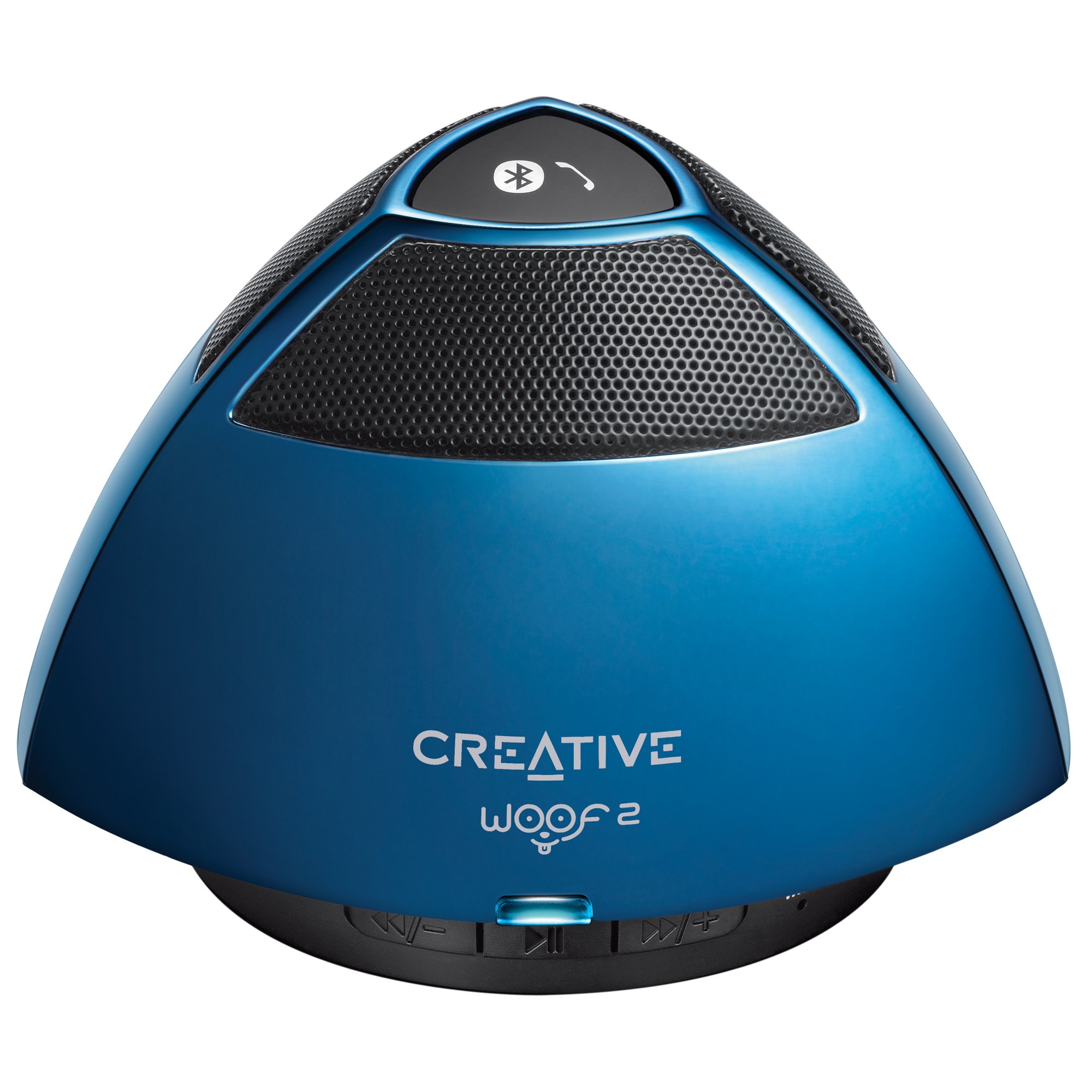Creative CL-WOOF2-BL Creative Woof 2 Portable Micro Speaker, Blue [CL-WOOF2-BL] - Blue (Pack of1)