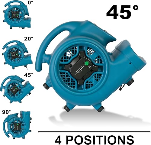 Miniatura 7 de XPOWER P-450NT - Mover de aire perfumado con temporizador, ionizador y 4 paquetes de muestra de perlas aromáticas