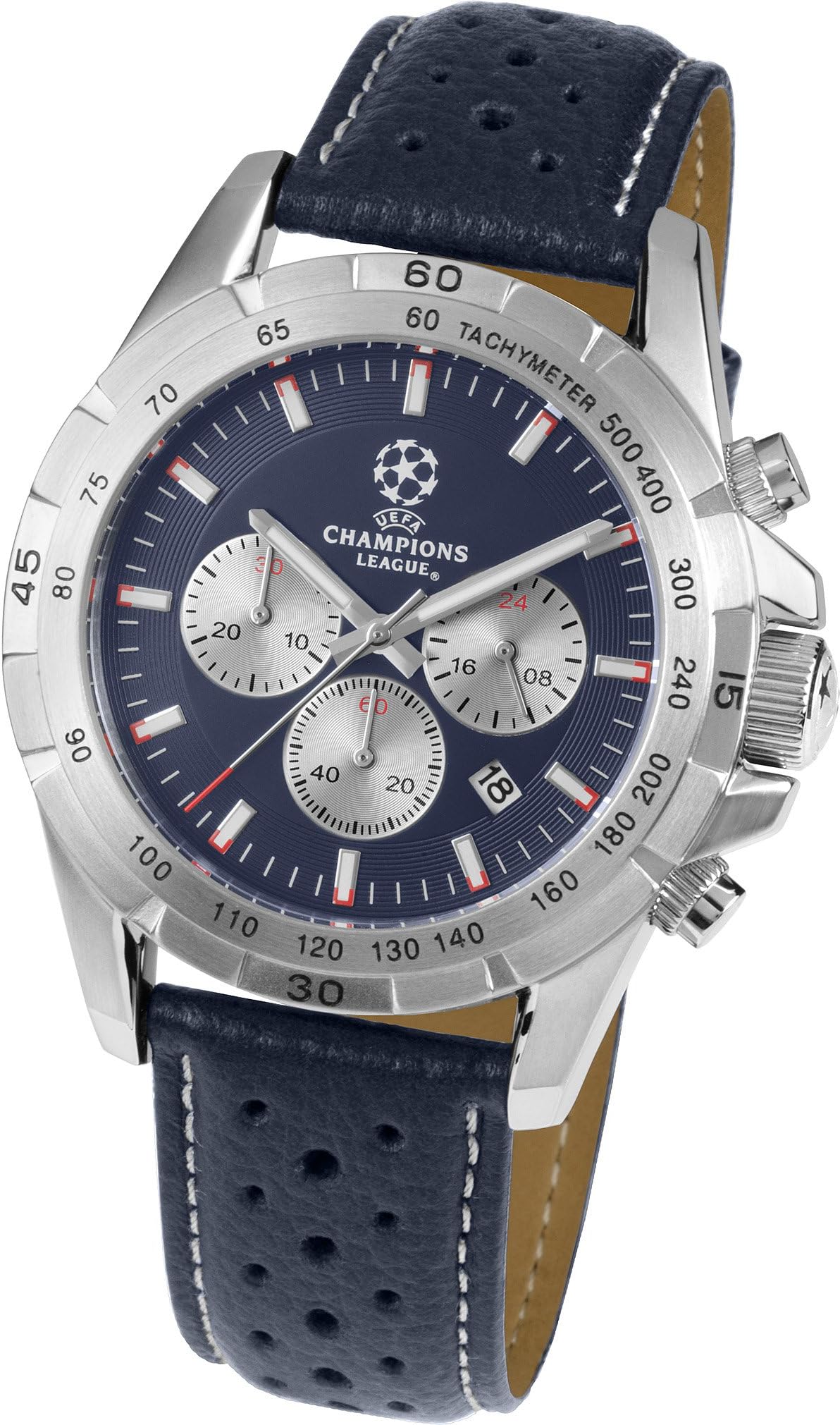 Jacques Lemans Men's Analogue Quartz Watch with Leather Strap U-59B