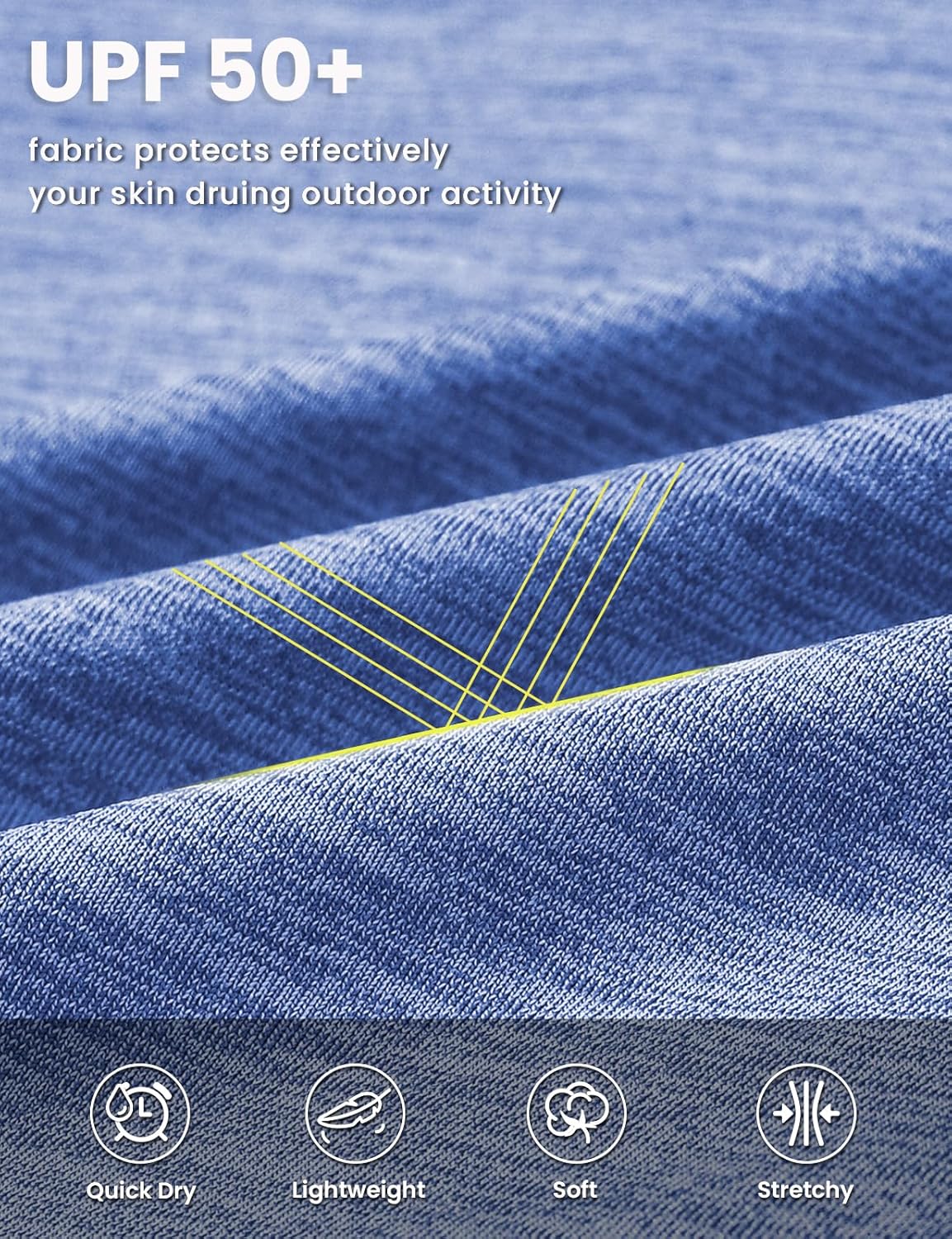 TBMPOY Men's Workout Shirt Dry Fit Quick Dry UPF 50+ Athletic T-Shirt Moisture Wicking Lightweight Top Running Activewear - Image 4