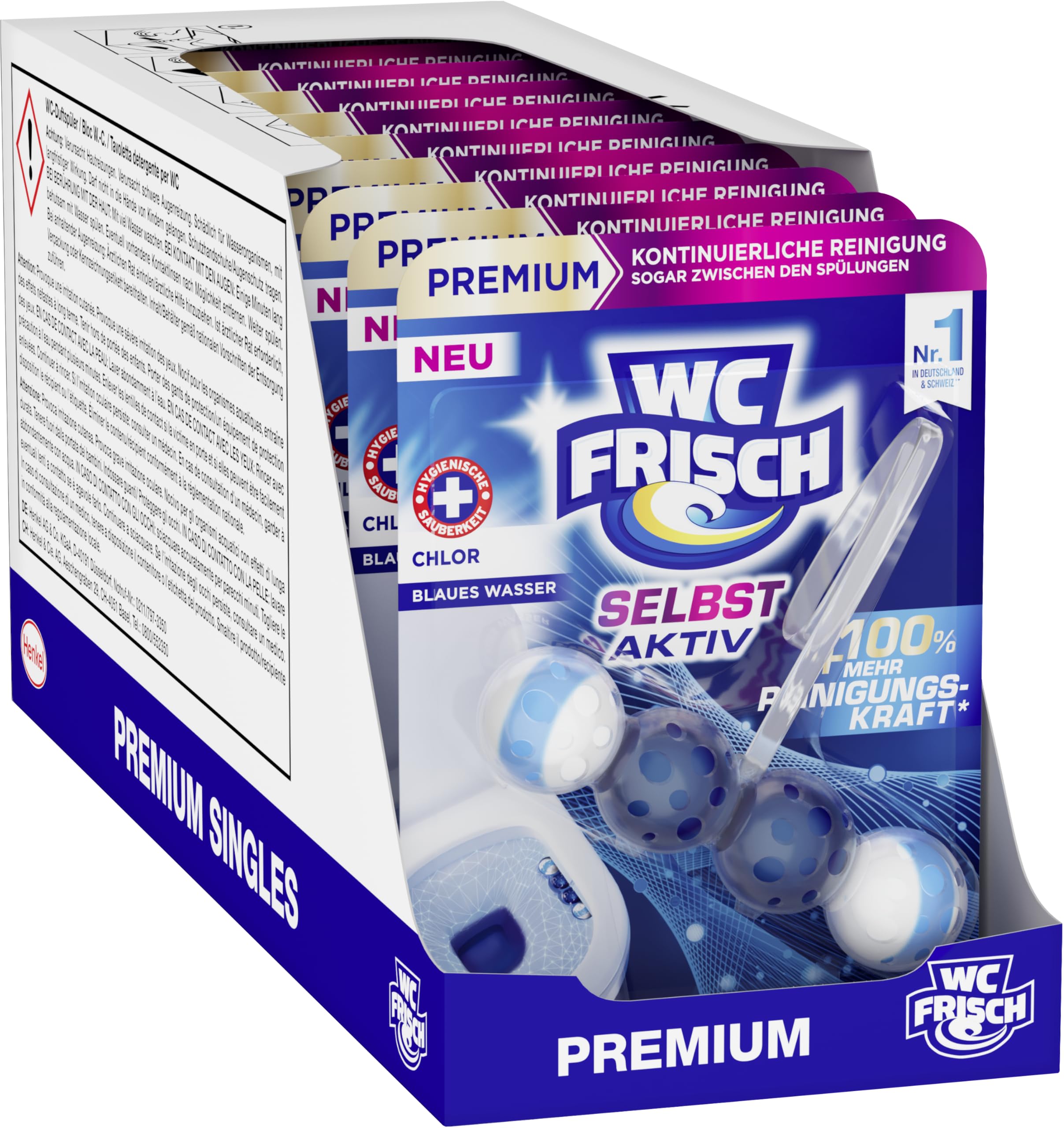 WC Frisch Self Active klorin osvježivač WC-a (10 x 50 g)