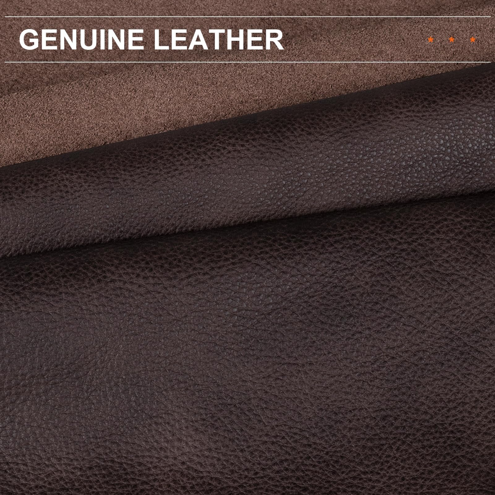 Gexmil Leder Hülle für iPad 10.2 Zoll,9th/8th/7th Gen 2021/2020/2019 | Premium Echtleder Cover/Flip,Auto Schlaf/Aufwachen,Schutzhülle Einstellbarer Ständer,Stoßfest,Mattbraun
