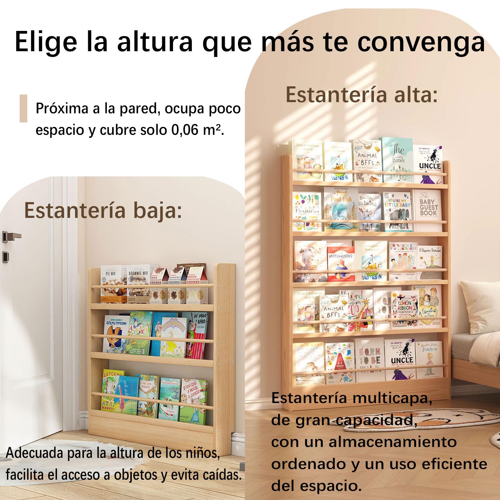 Estantería Ahorra Espacio, Estantería de Puerta Ultra Estrecha de 10 cm, Muebles de Almacenamiento Detrás de la Puerta, Mueble de Almacenamiento para Sala de Estar y Estudio