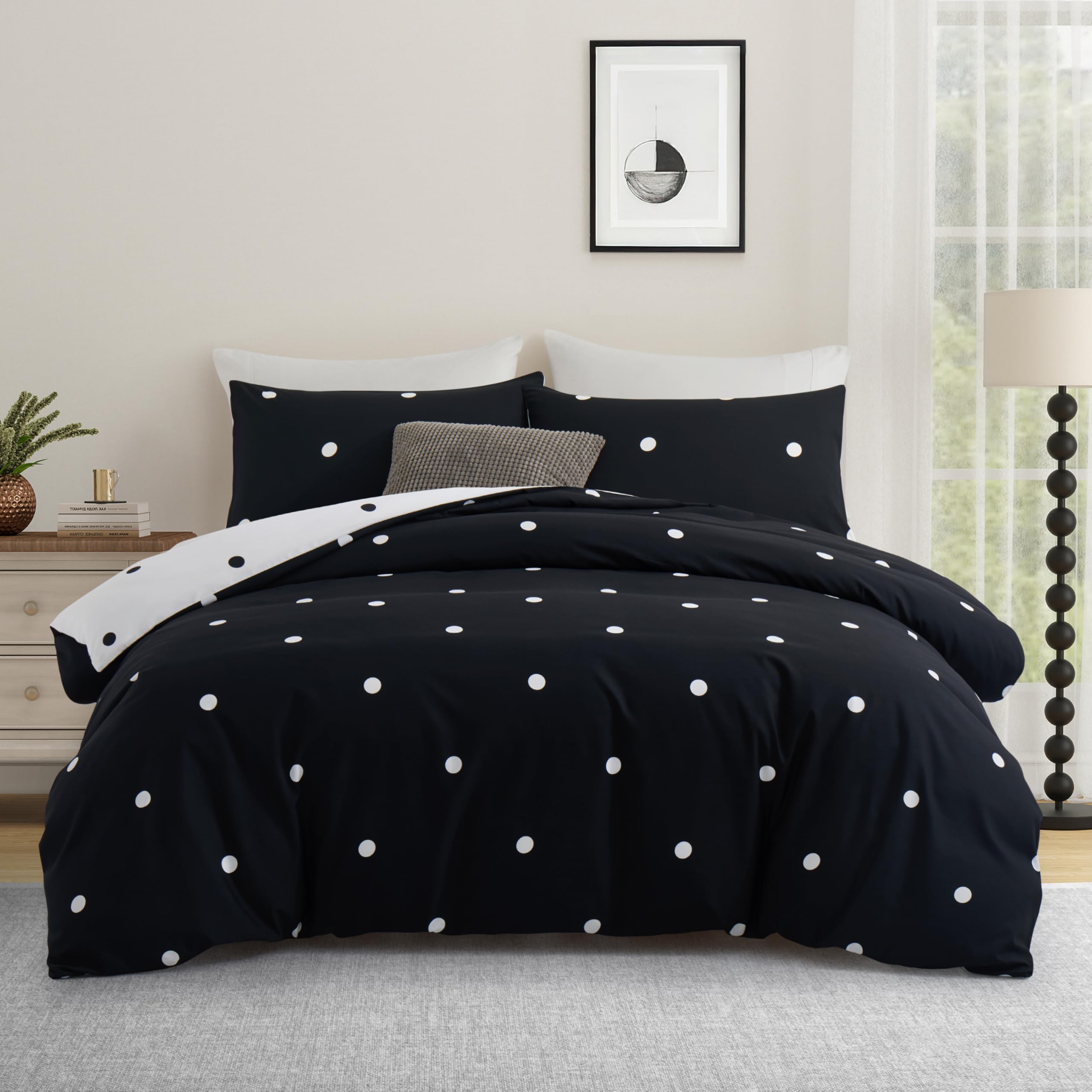 Aspire Homeware Double Duvet Set Brushed Microfibre Quilt Cover