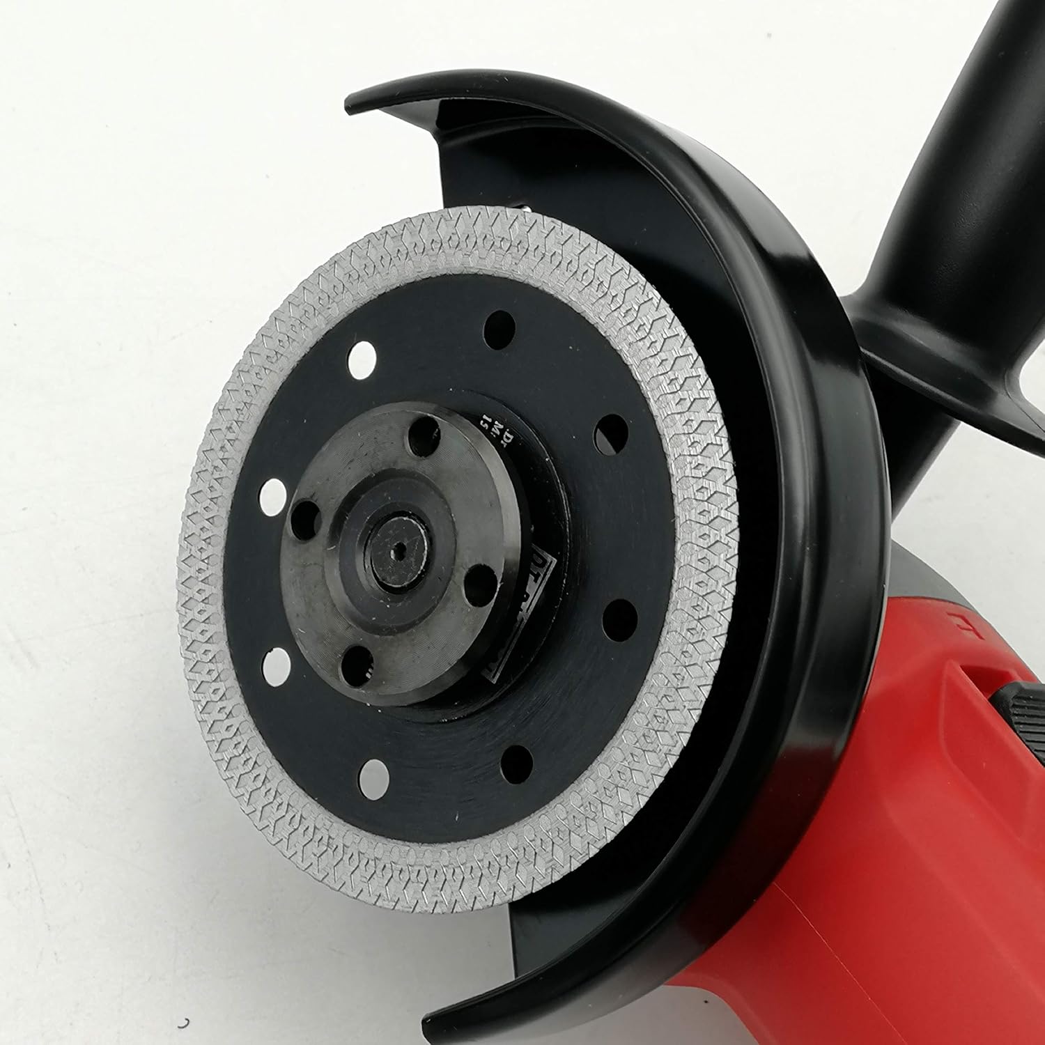 DT-DIATOOL Diamond Tile Blade 4 Inch 5pcs Diamond Turbo X Mesh Rim Segement Circular Saw Blade for Procelain Ceramic Stoneware Marble Granite Fits 5/8"-7/8" Arbor