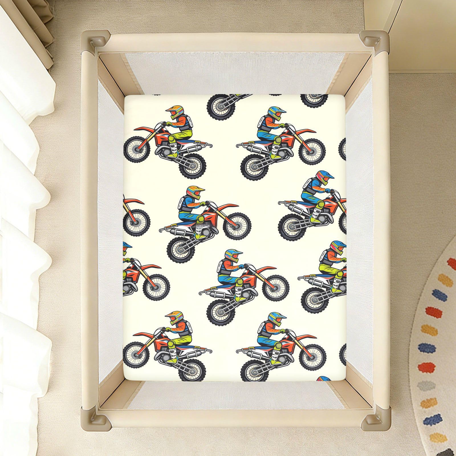 Sábanas para cuna de bebé, niños y niñas, de algodón, cómodas, transpirables, unisex, para decoración de guardería, 1 paquete