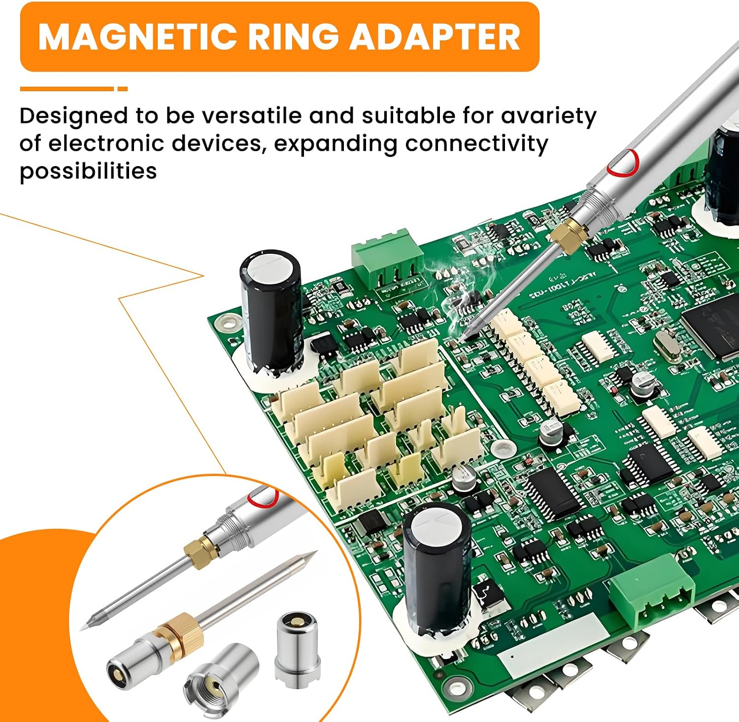 10PCS 510 Thread Magnetic Adapter, Thread Screw Converter image 5