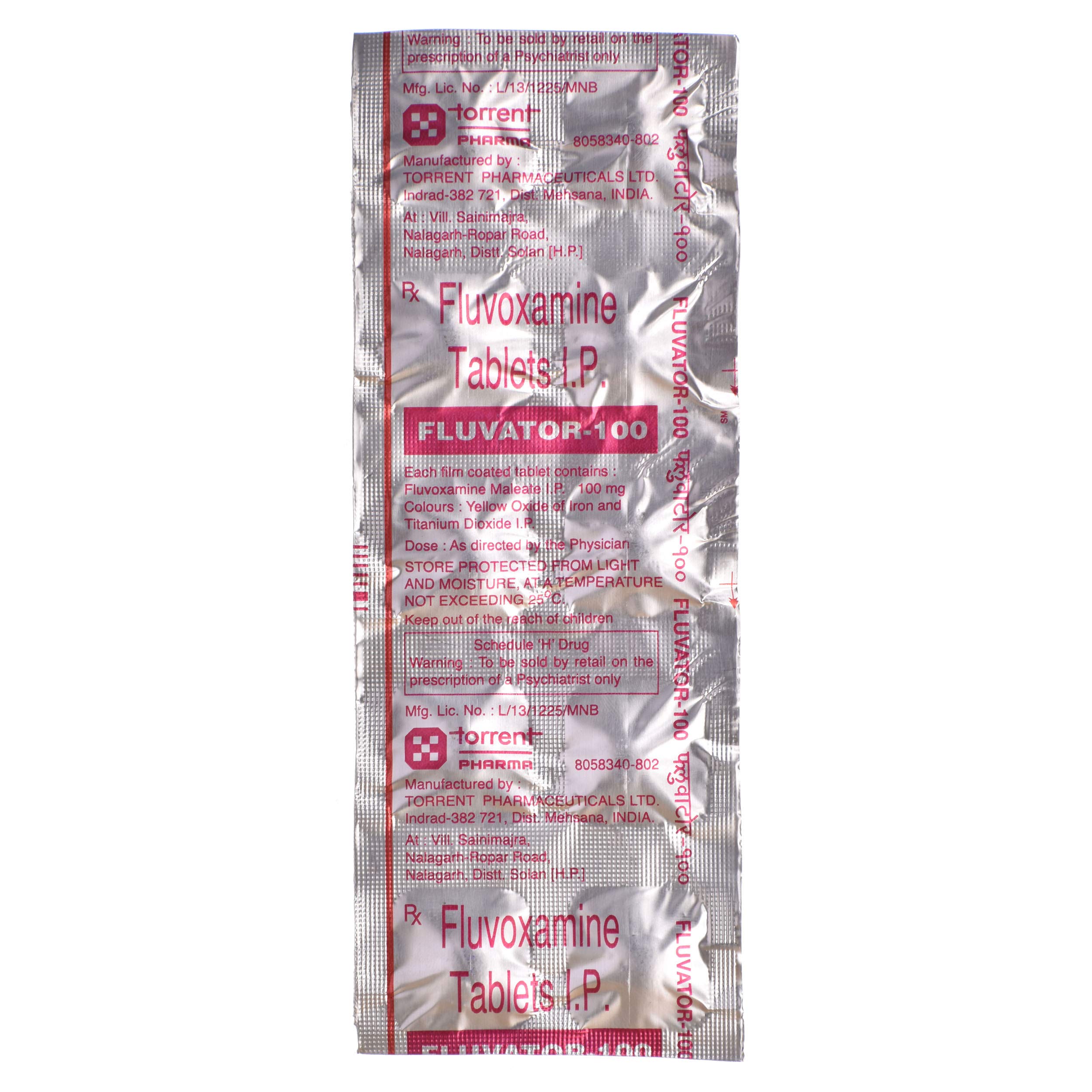 Fluvator- 100 - Strip of 10 Tablets