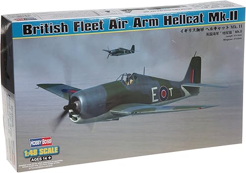 Miniatura 1 de Hobby Boss Kit de construcción de modelo de avión Hellcat Mk.II de la flota británica