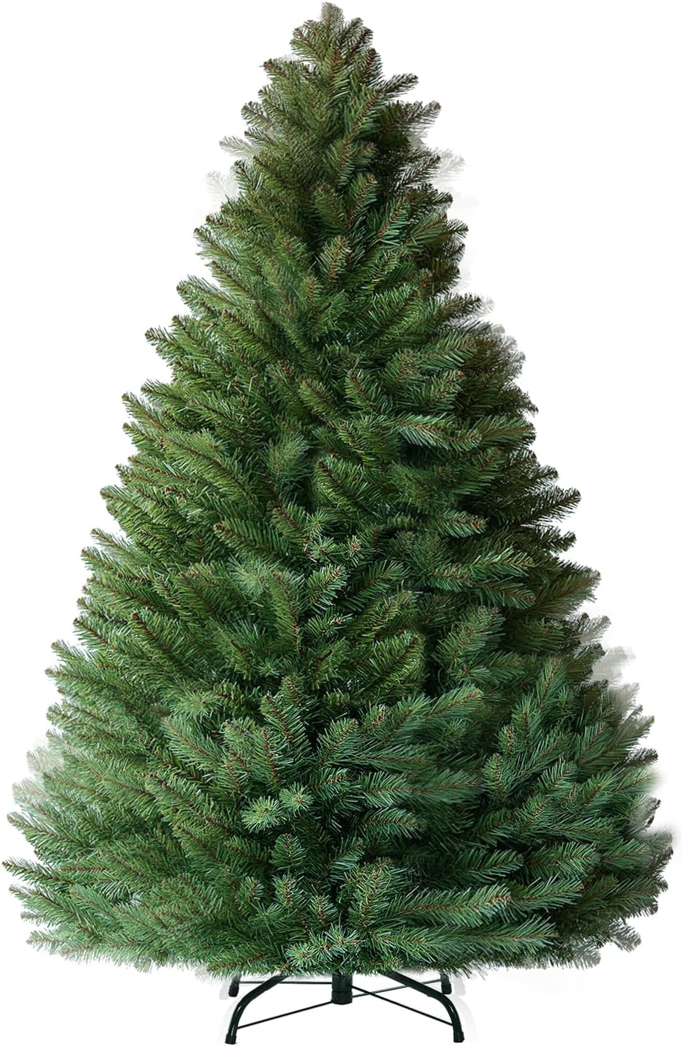 CASA CLAUSI 6ft Artificial Christmas Tree Premium Pine Xmas Tree with 1000 Branch Tip, 1 Minute Christmas Tree Unlit Realistic Holiday Party Décor for Home Office, Foldable Stand, Easy Assembly Pomona-green