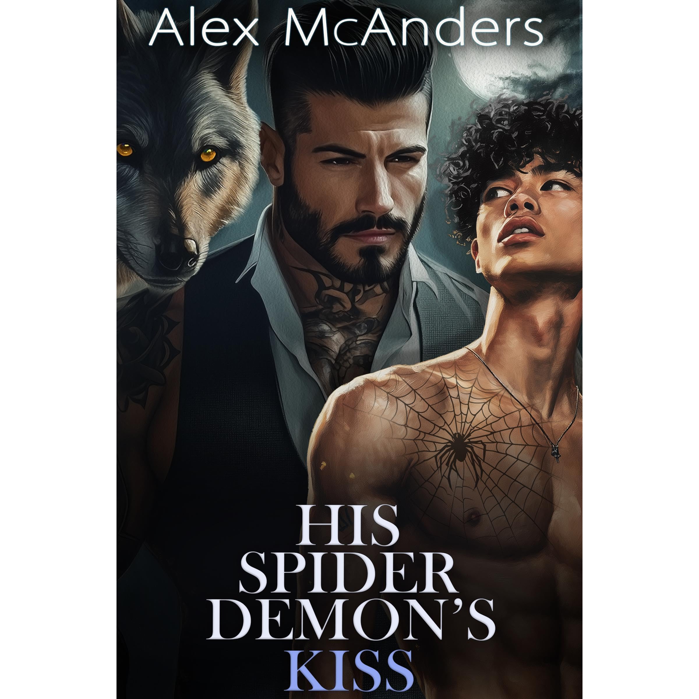 His Spider Demon’s Kiss: MM Wolf Shifter Mafia Romance