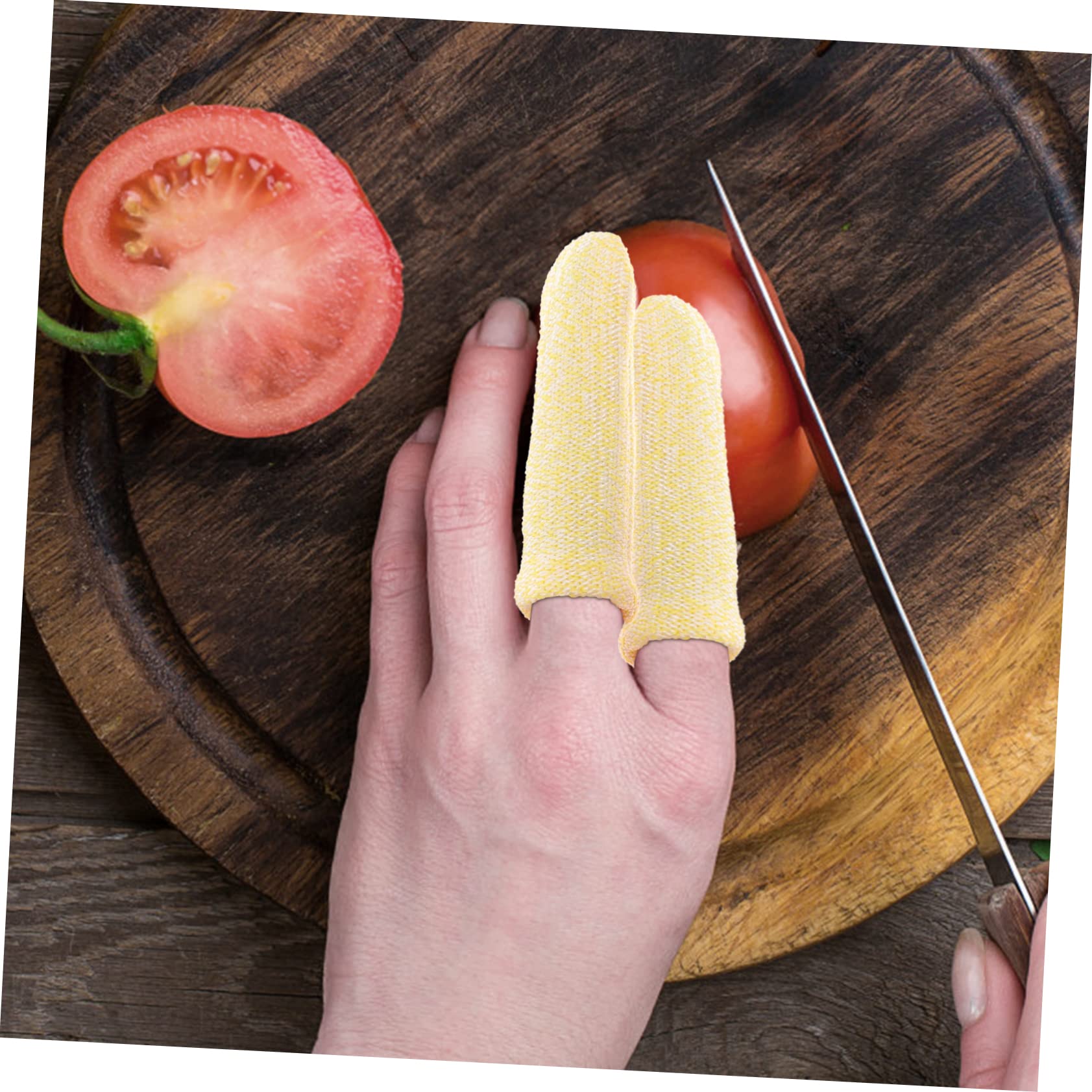 Healeved 50piezas Protector De Dedos Cortantes Cubiertas Anticorte Para Dedo Pulgar Para Cocina Jardinería y Manualidades