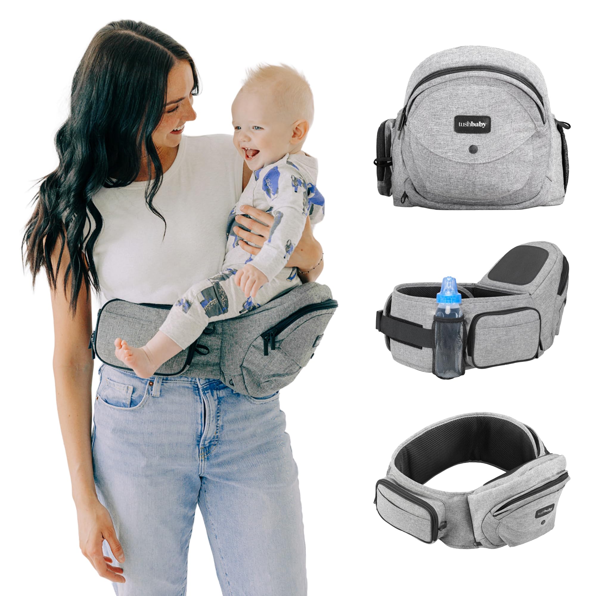 Tushbaby baby carrier / ベビーヒップキャリア Amazon.com: Tushbaby Original Hip Seat Baby Carrier for Babies