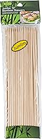 Jacent Jumbo Bamboo Skewers 12 Inch, 50 Count - Strong Eco-Friendly BBQ Kabob Skewers for Grilling, Appetizers & Cocktails