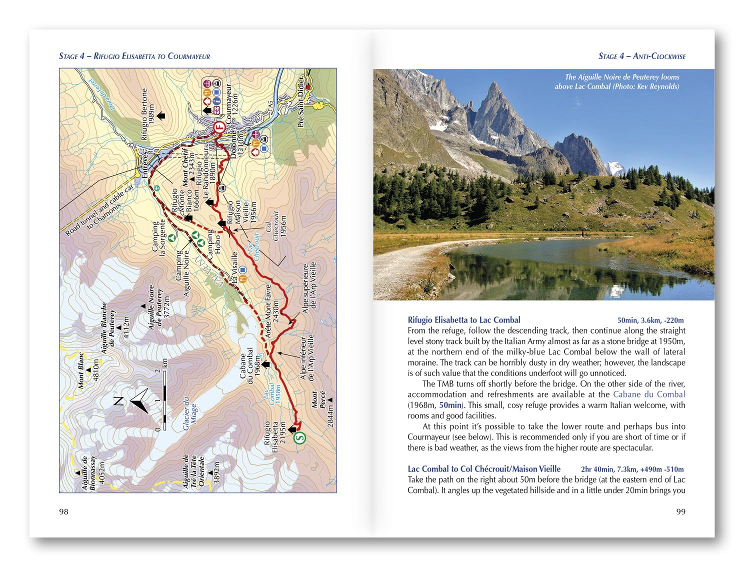 Trekking the Tour Du Mont Blanc: Classic 170km Hut-To-Hut Hike With Two-Way Route Description